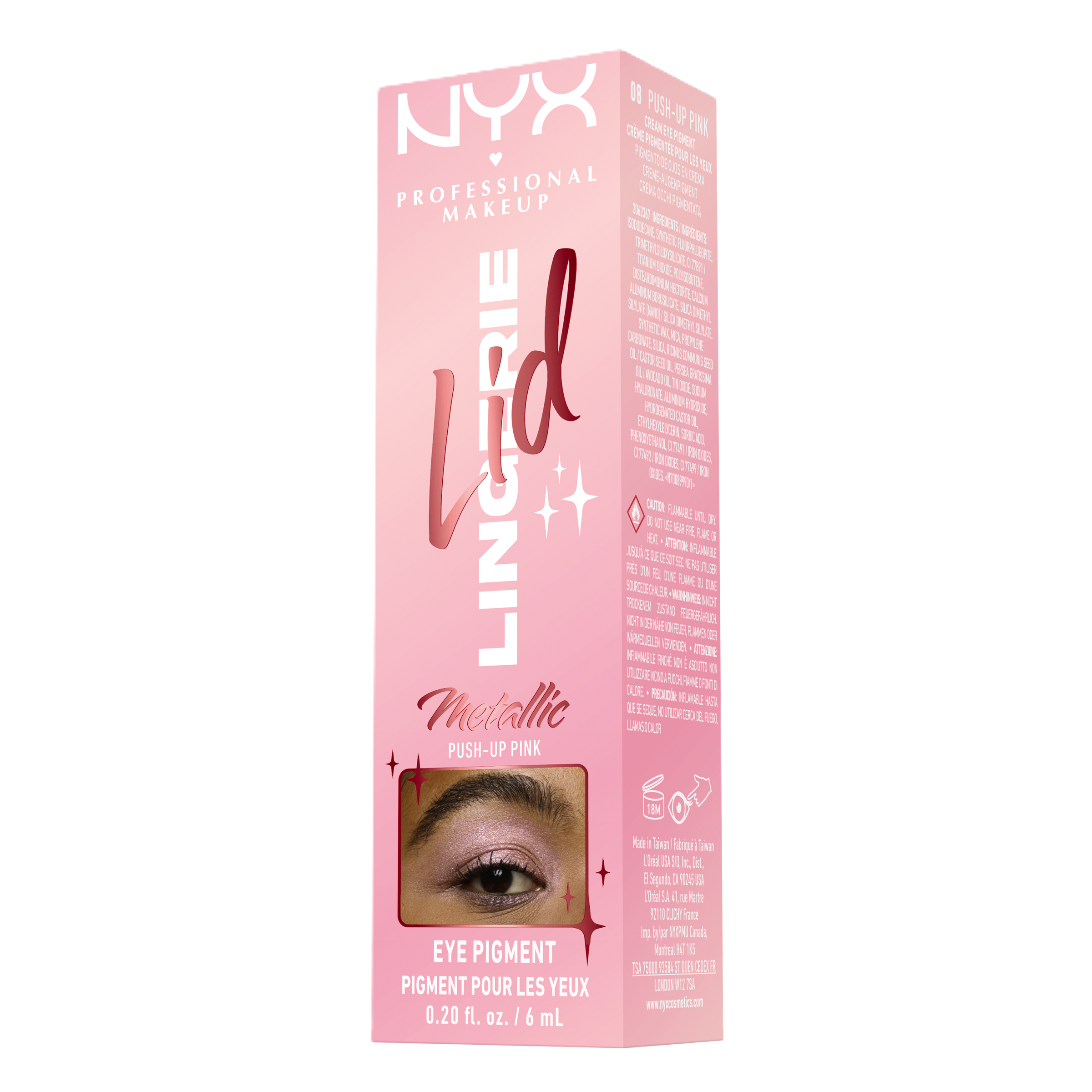 Tekuté oční stíny Lid Lingerie 08 Push-Up Pink