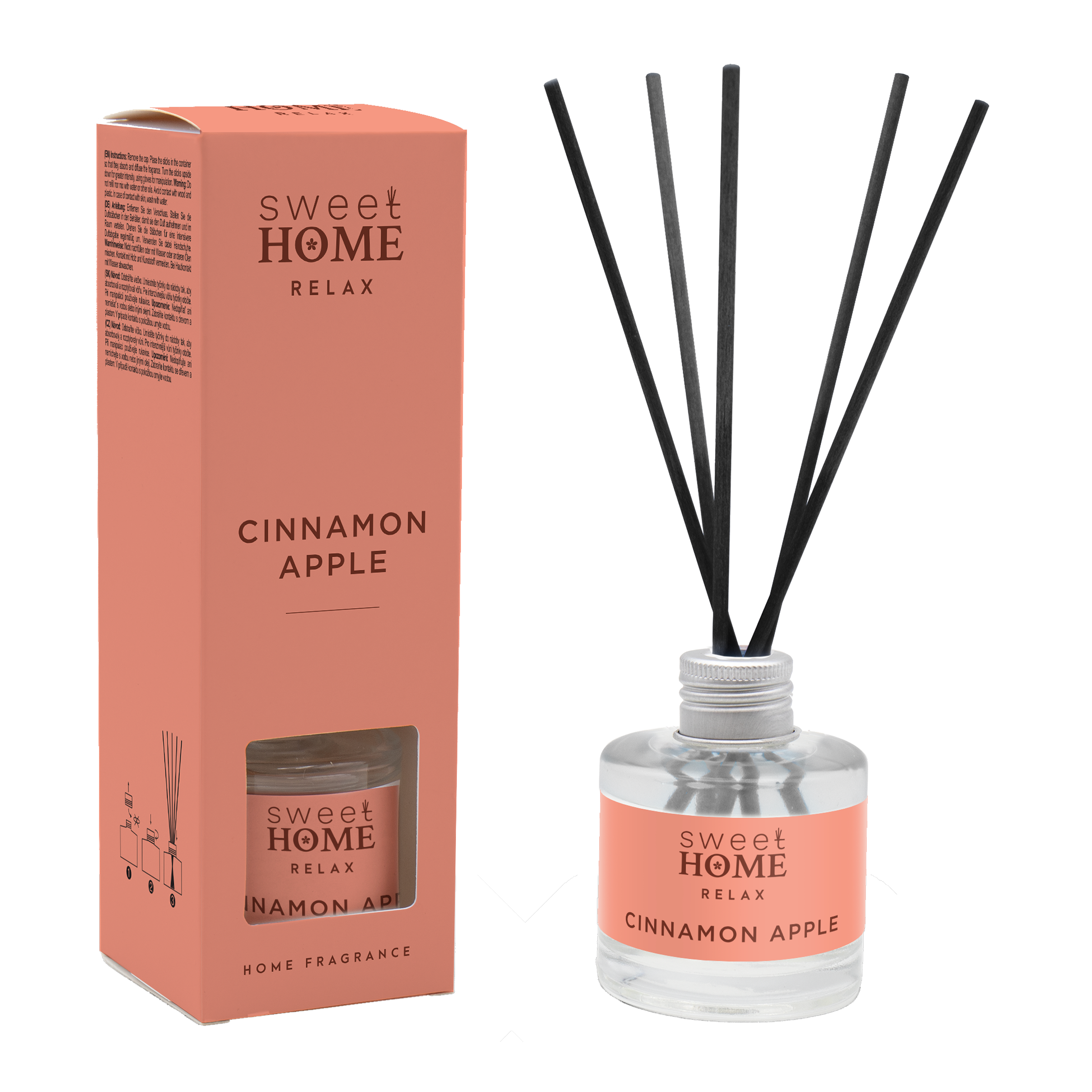 Sweet Home Difuzér Skořice a jablko 50 ml