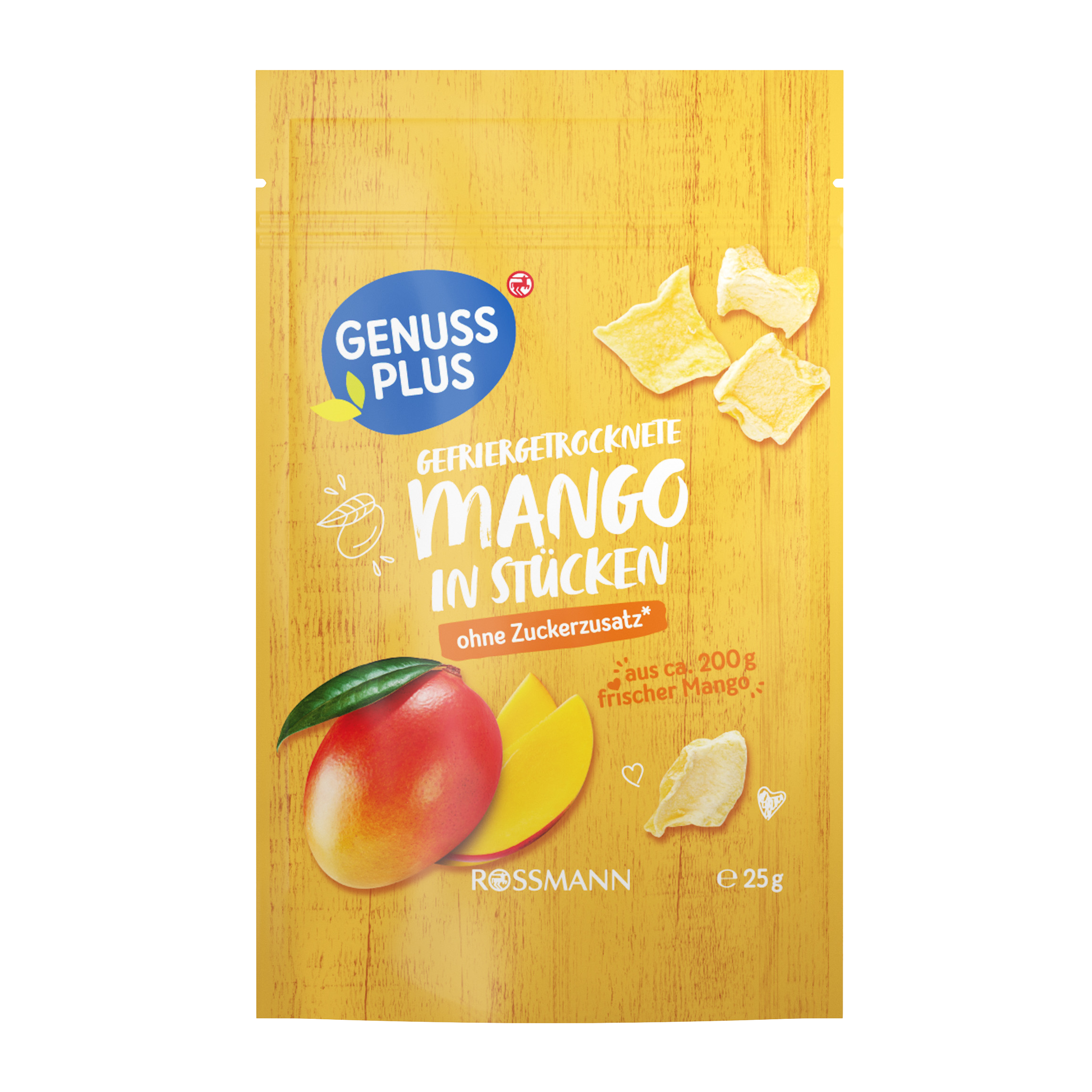 Lyofilizované mango kousky