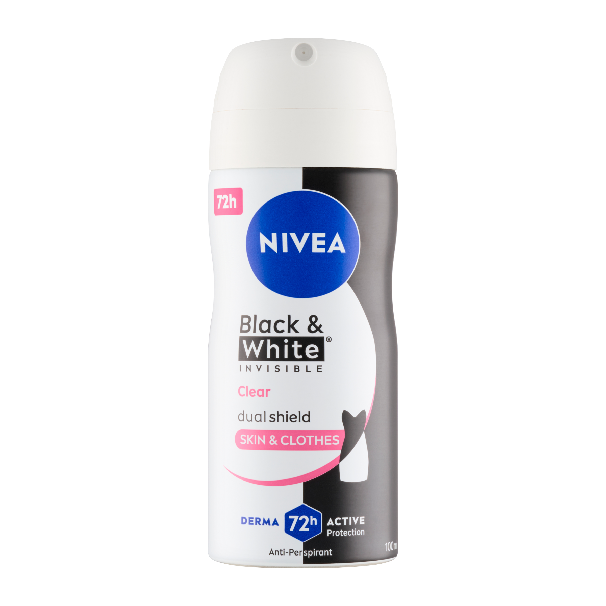 NIVEA Antiperspirant sprej Black & White Invisible Clear 100 ml
