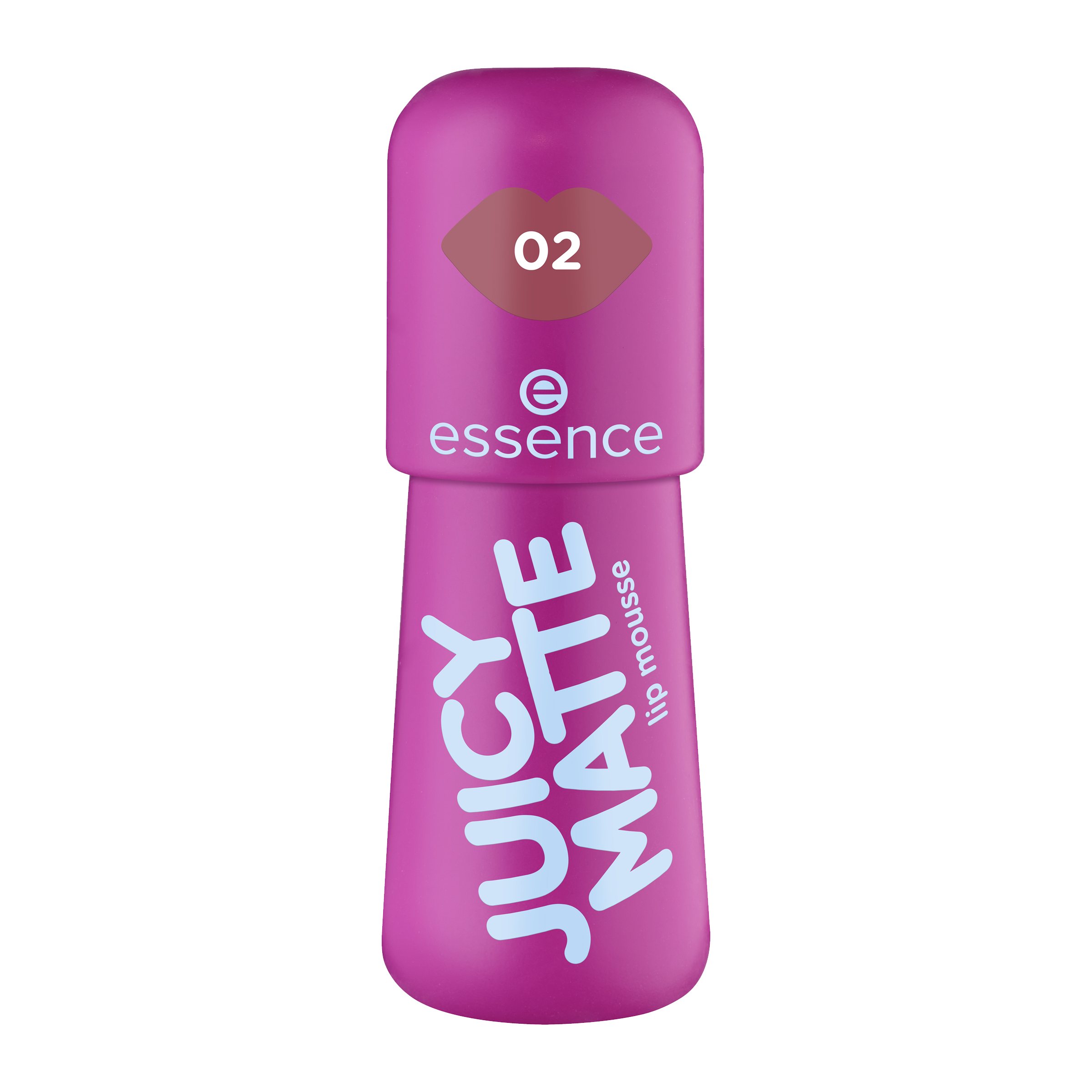 essence Pěna na rty Juicy Matte 02 Featherlight Pink