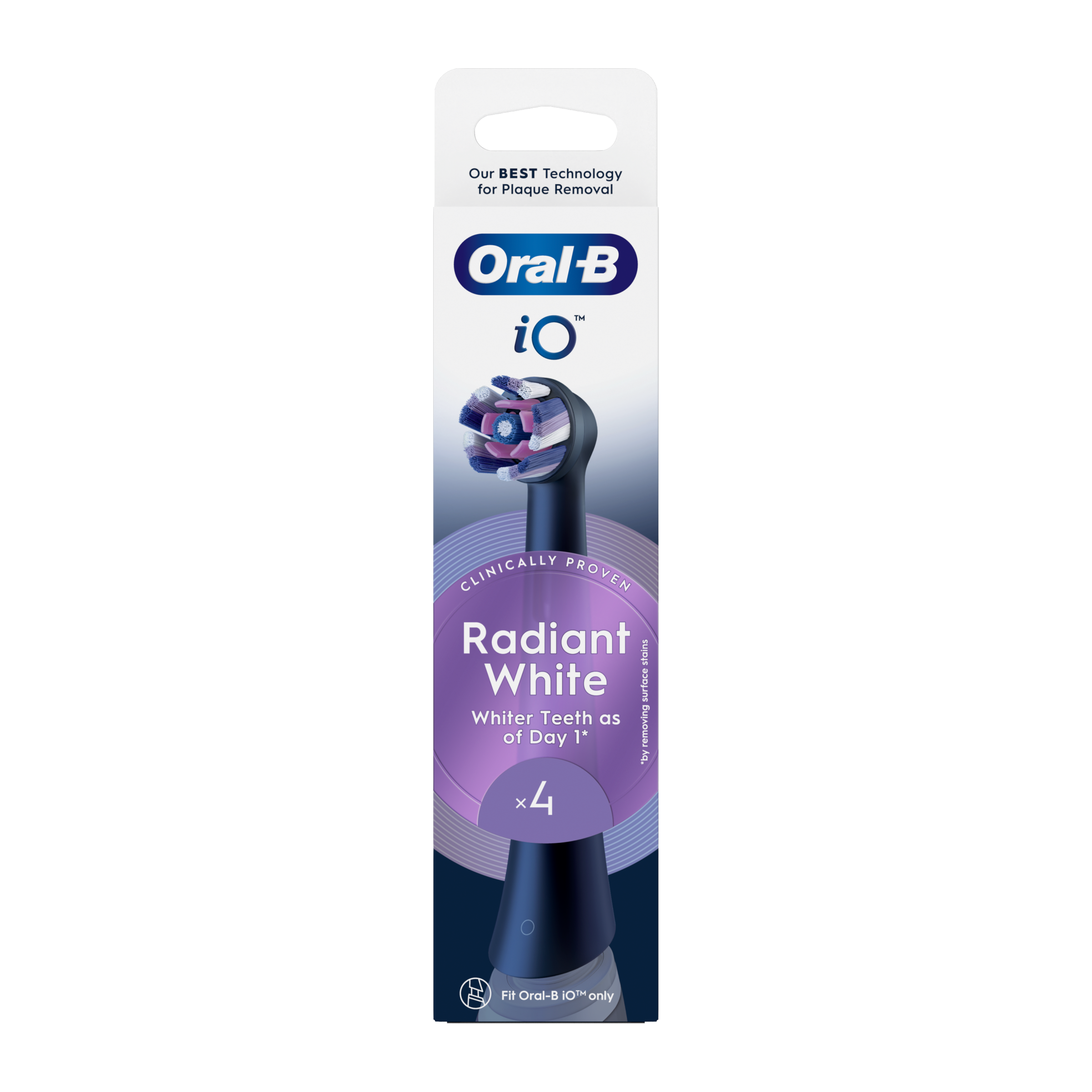 Oral-B Kartáčkové hlavy iO Radiant White 4 ks