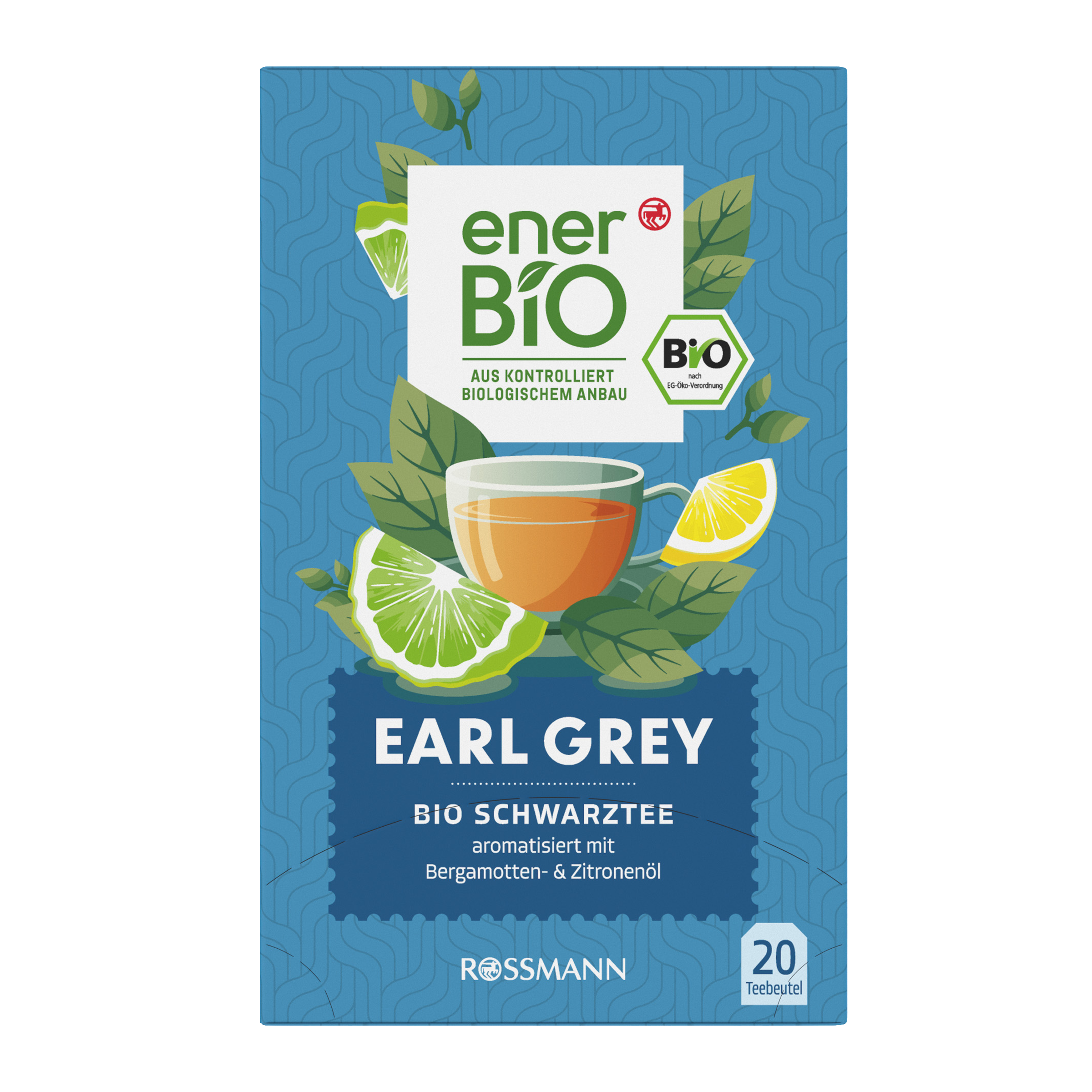 BIO Černý čaj Earl Grey Bergamot a citron