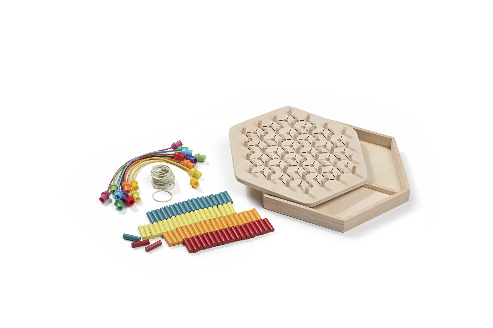 Montessori dřevěné hry 2 v 1