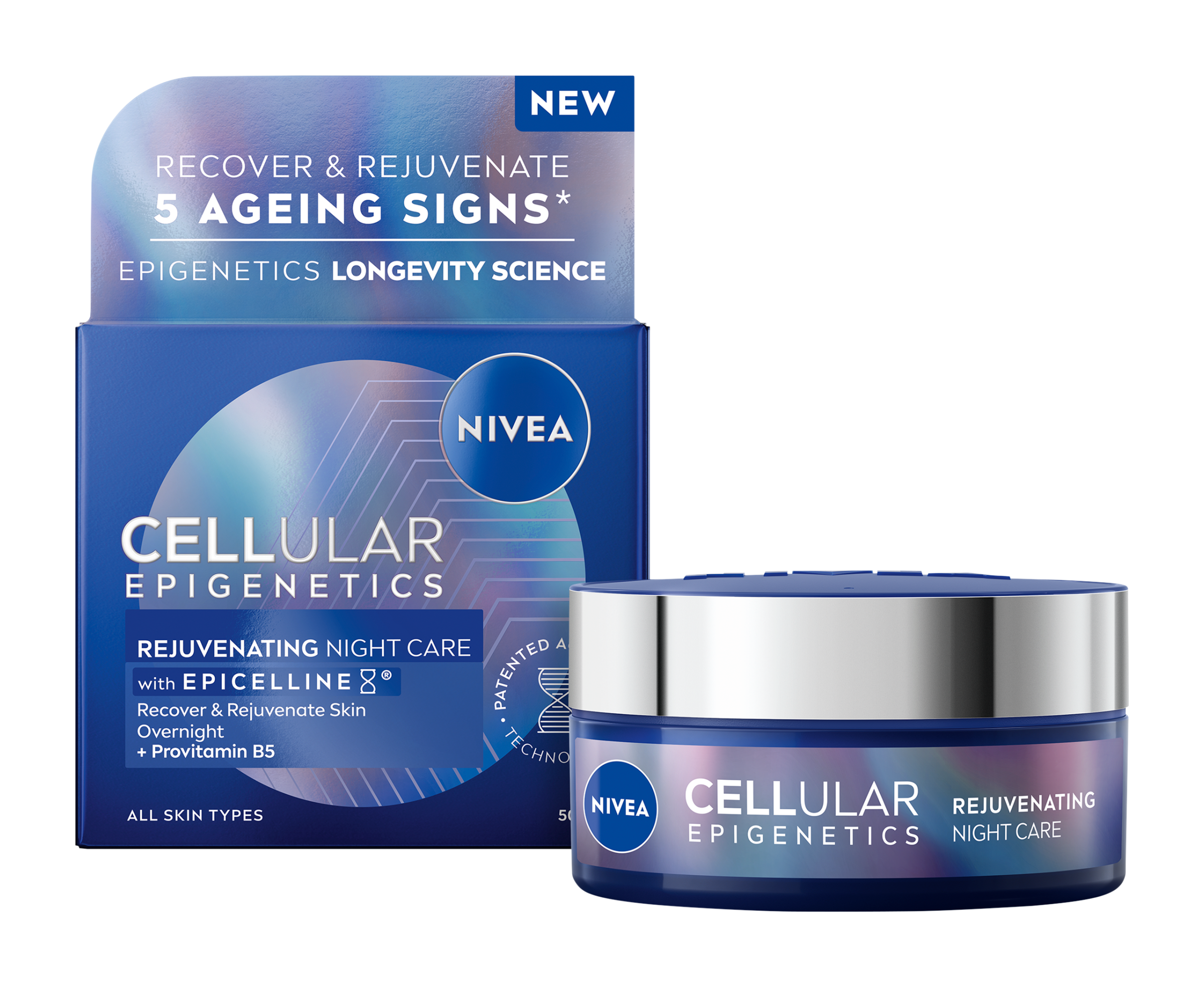 Nivea Cellular Epigenetics Omlazující noční krém 50ml