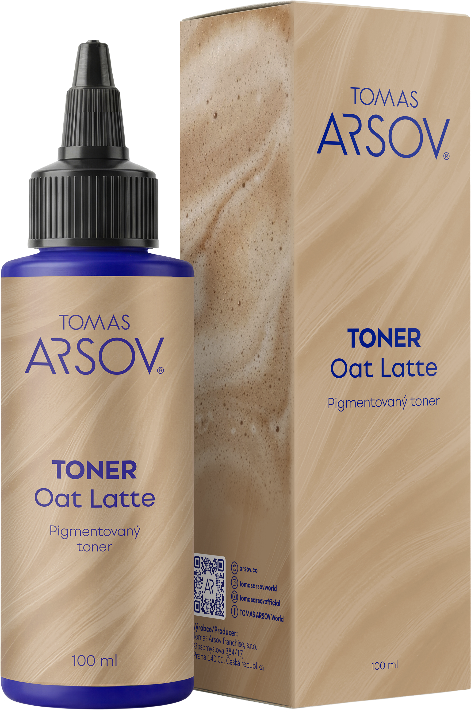 Barvicí toner na vlasy Oat Latte