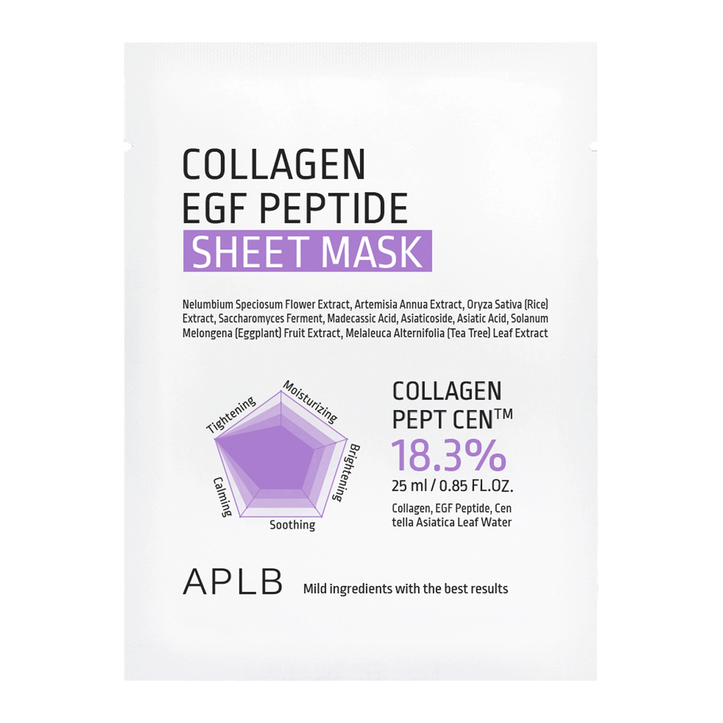 Pleťová maska Collagen Egf Peptide