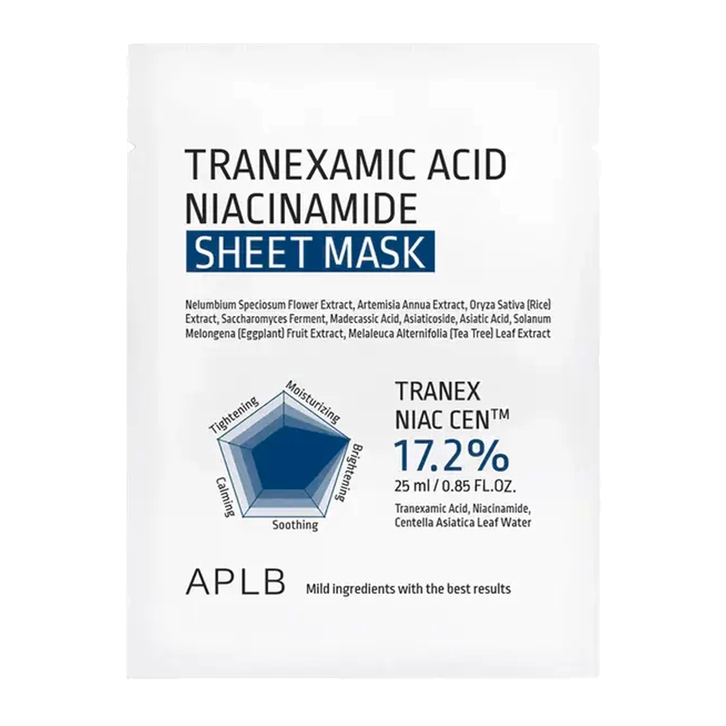 Pleťová maska Tranexamic Acid Niacinamide