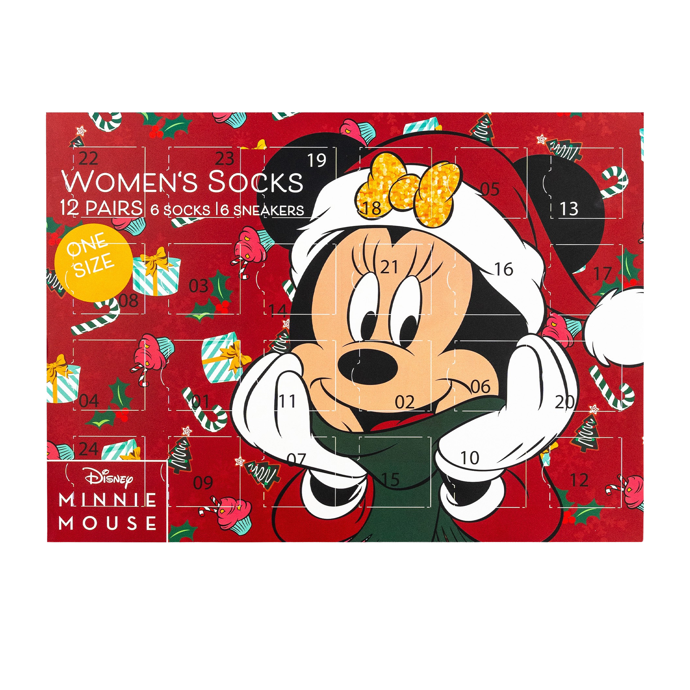 Adventní kalendář Minnie Mouse Ponožky