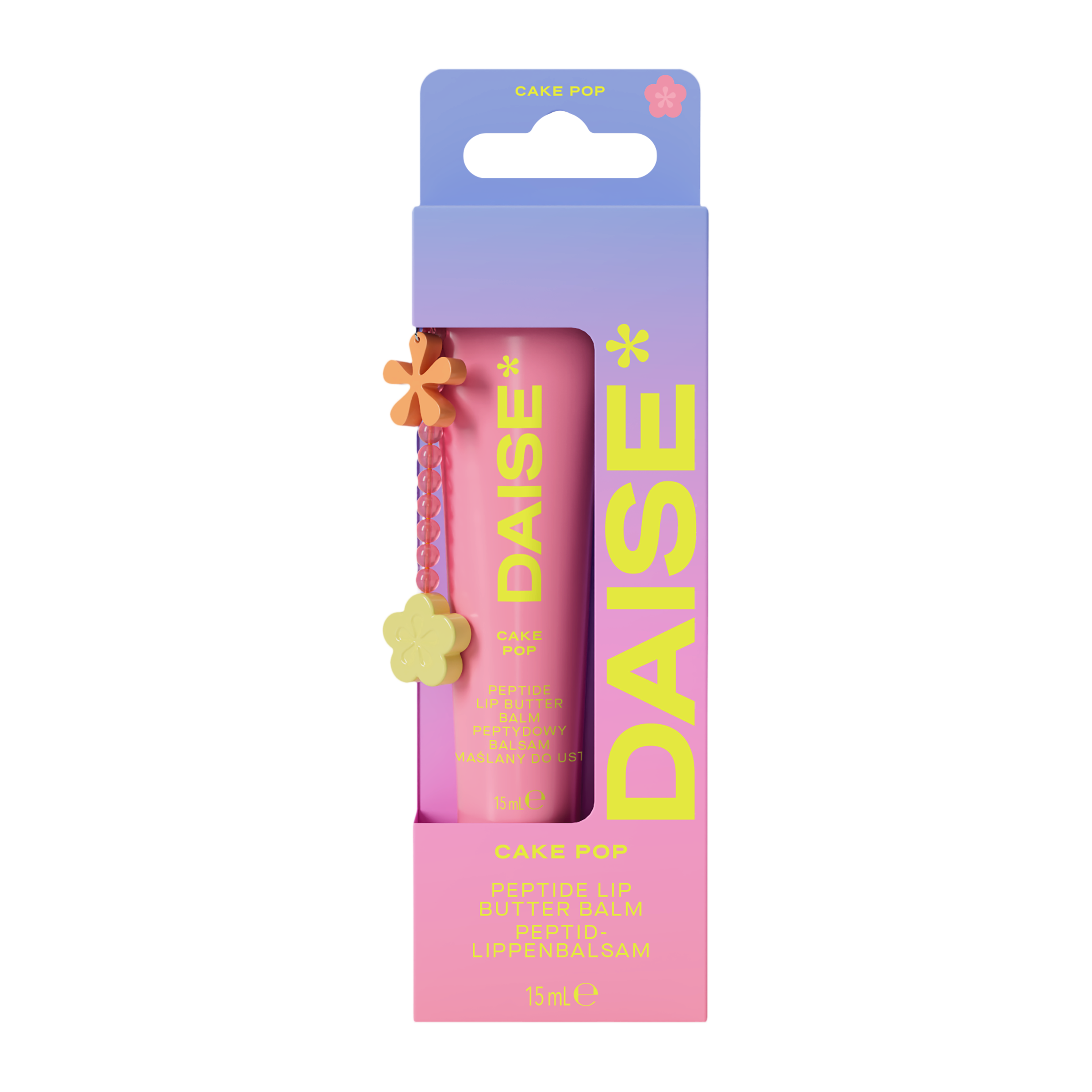 Daise Peptidový balzám na rty Cake pop 15 ml