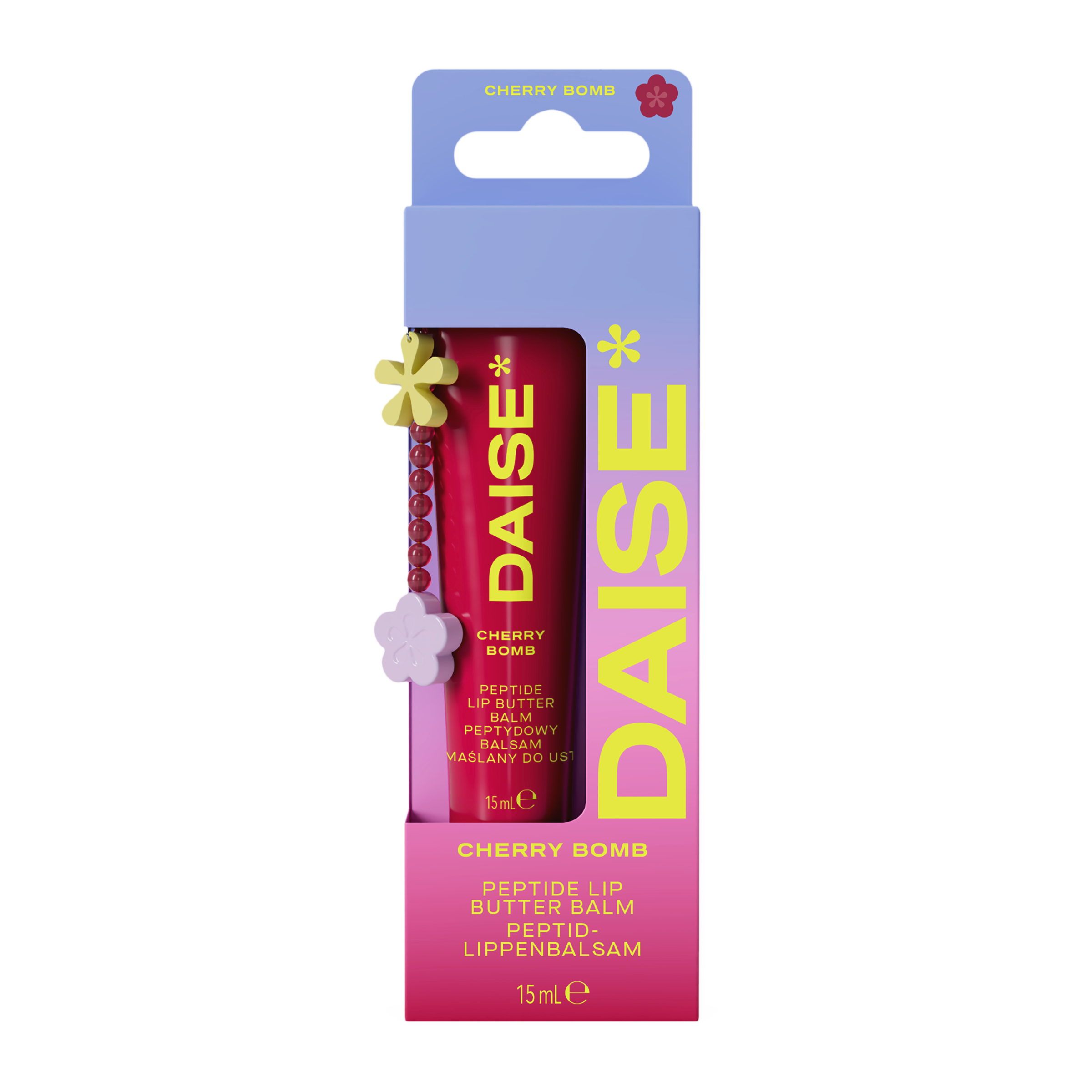 Daise Peptidový balzám na rty Cherry bomb 15 ml