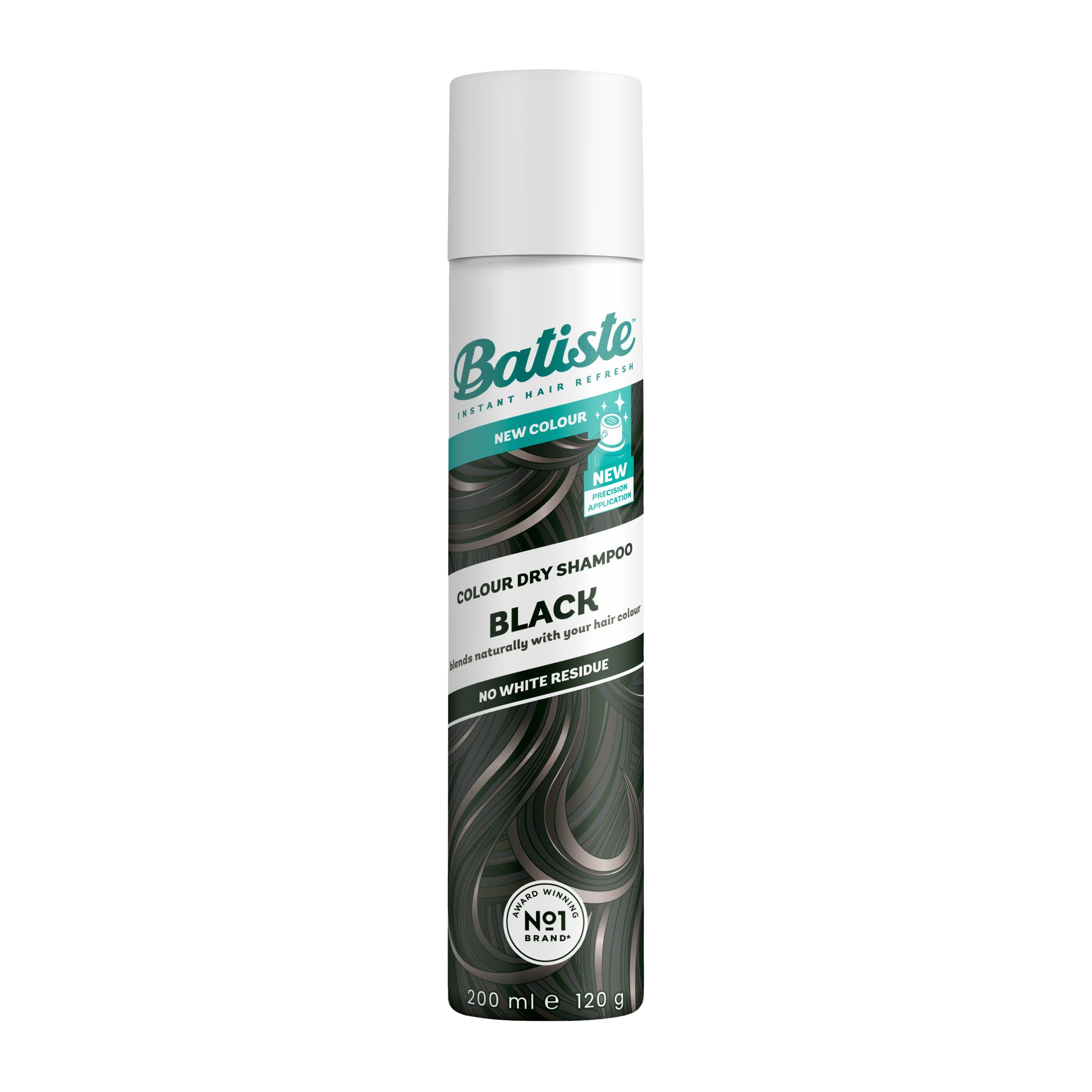 Batiste Colour Dry Shampoo Black suchý šampon pro tmavé vlasy 200 ml