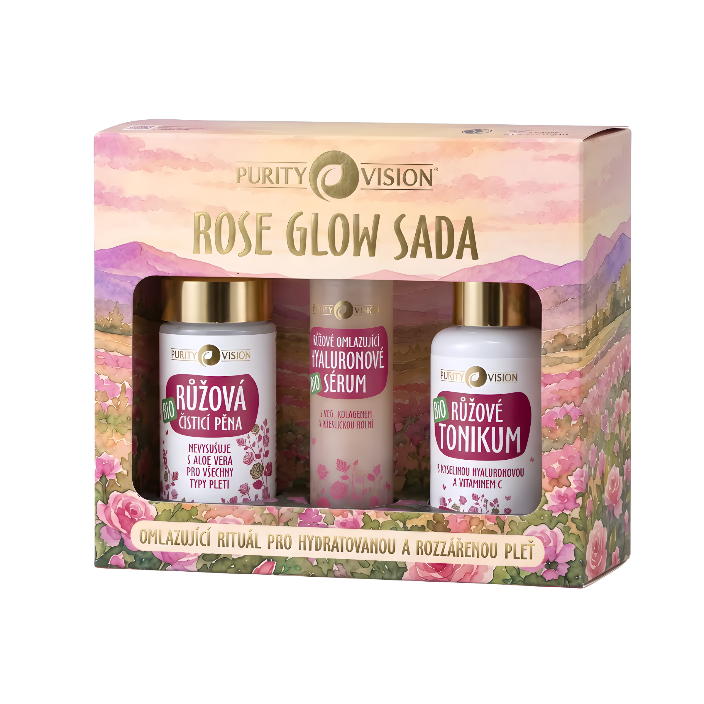 Dárková sada Bio Rose Glow