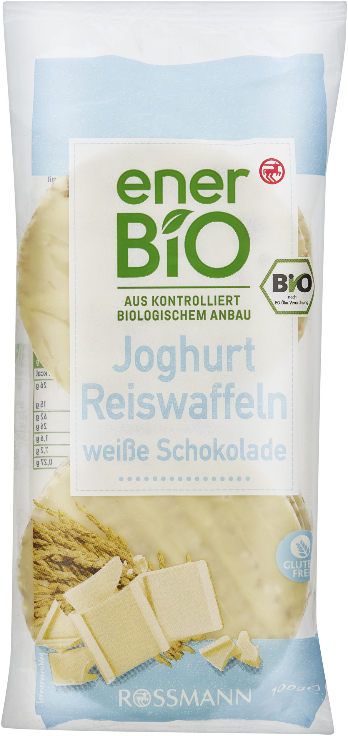 Rýžové chlebíčky Jogurt a bílá čokoláda