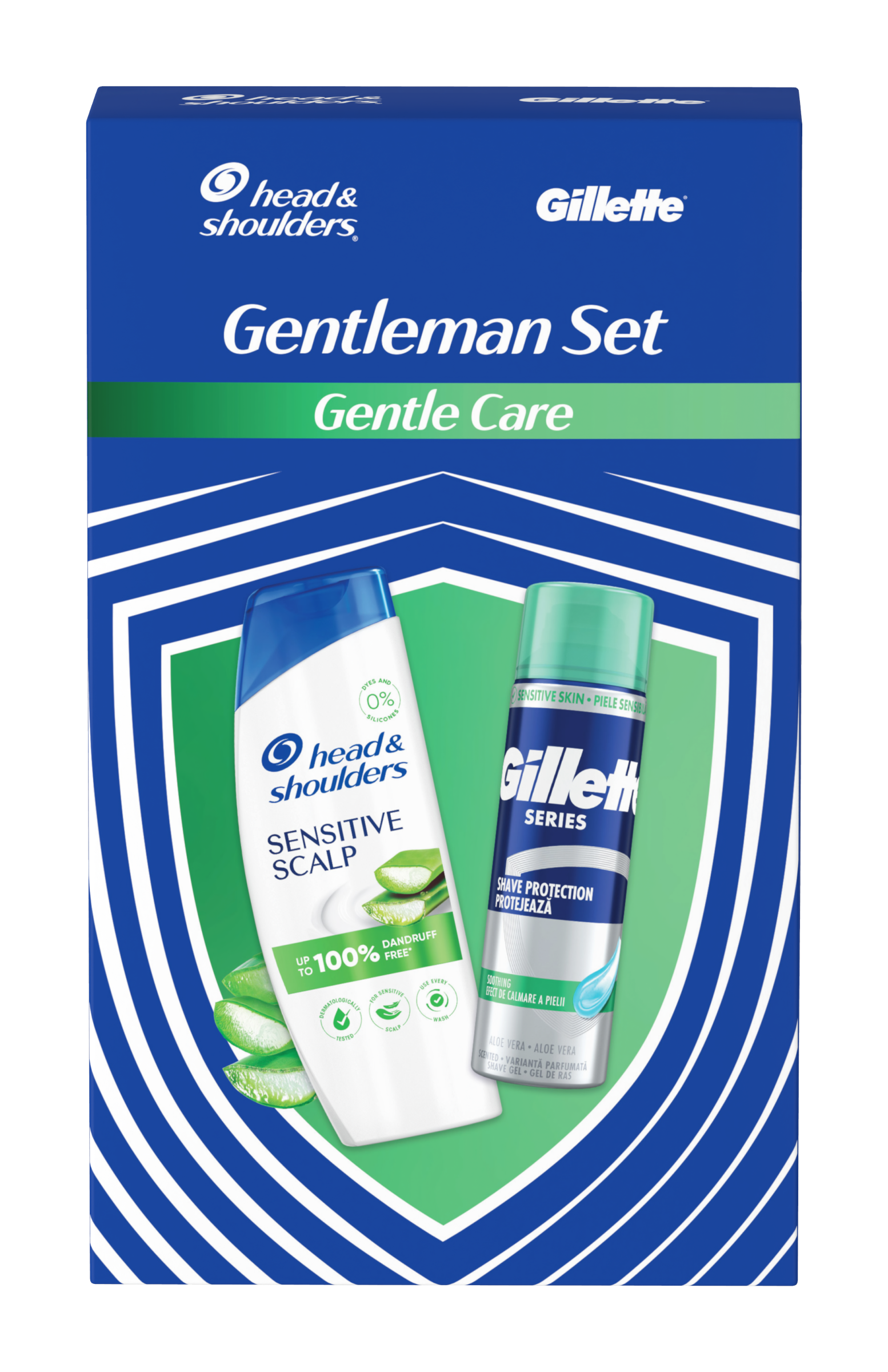 Head&shoulders, Gillette Dárková sada Gentle Care