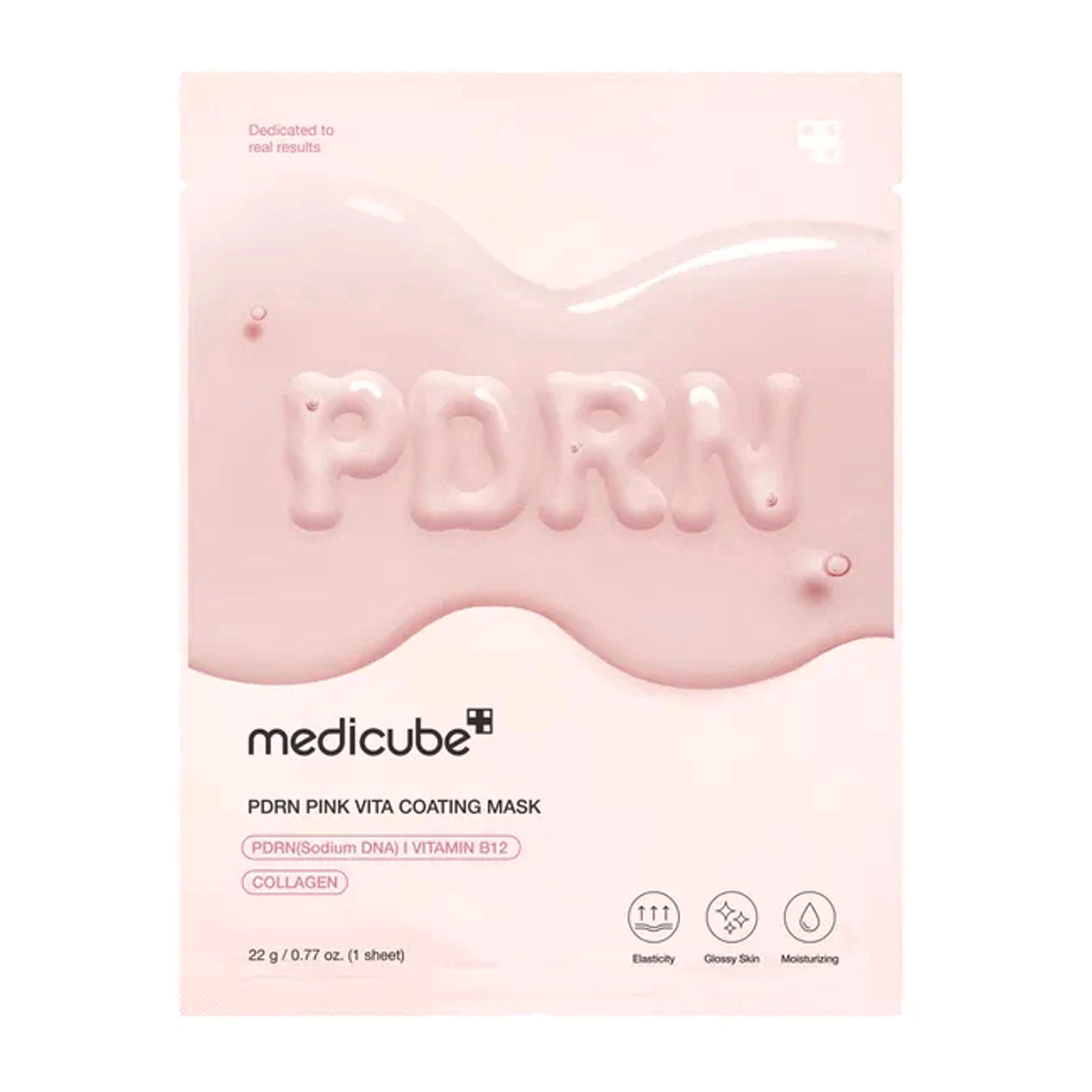 Rozjasňující pleťová maska PDRN Pink Vita Coating