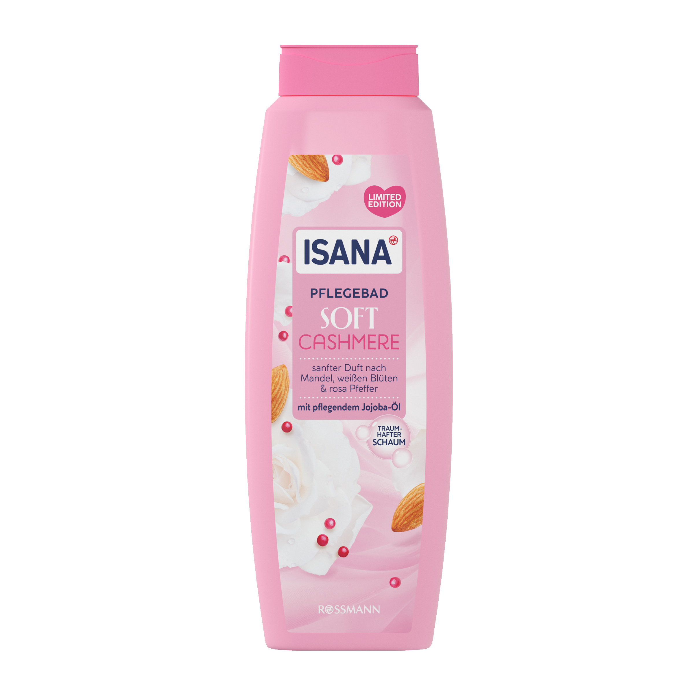 ISANA Pečující pěna do koupele Soft Cashmere 750 ml