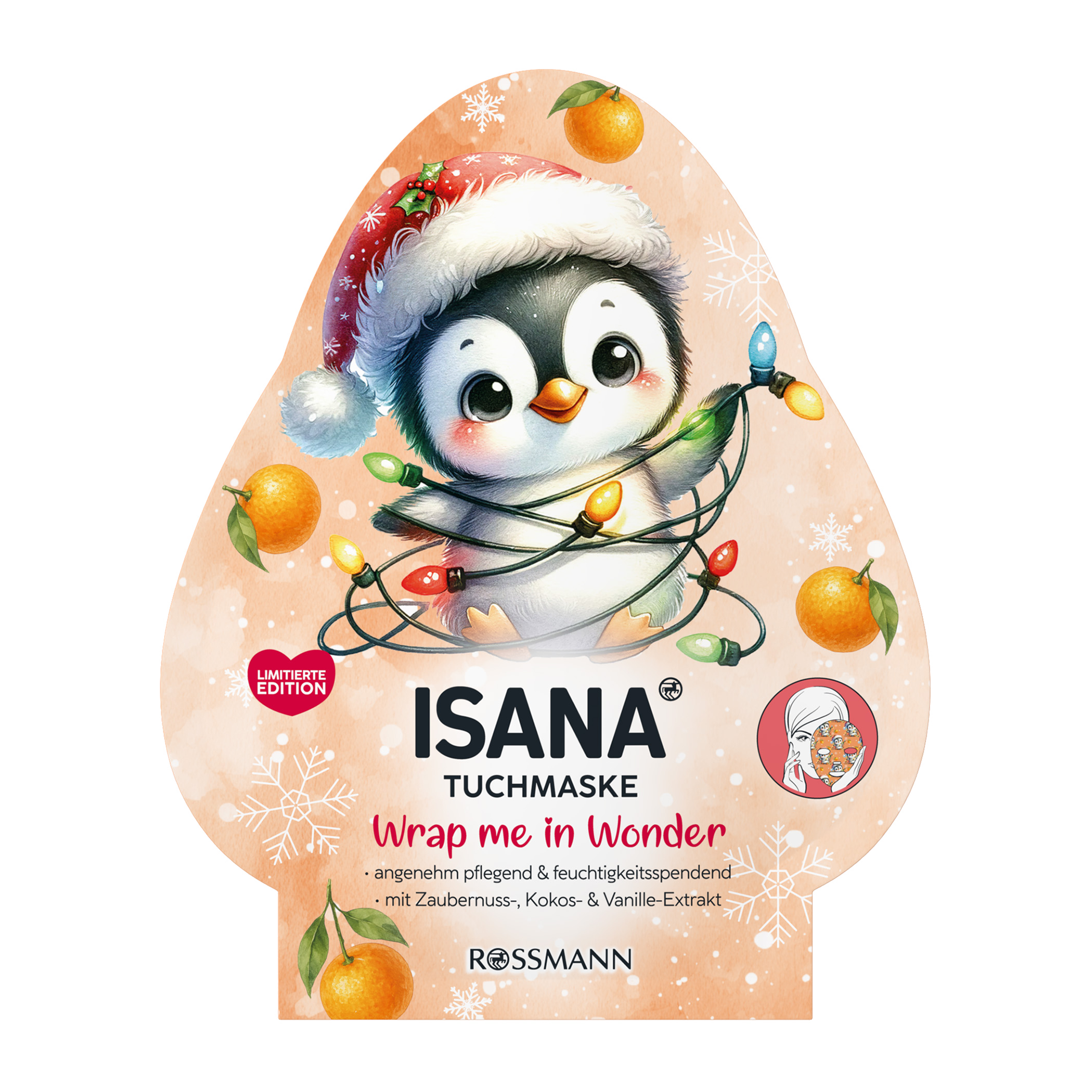 ISANA Pleťová maska Wrap me in wonder