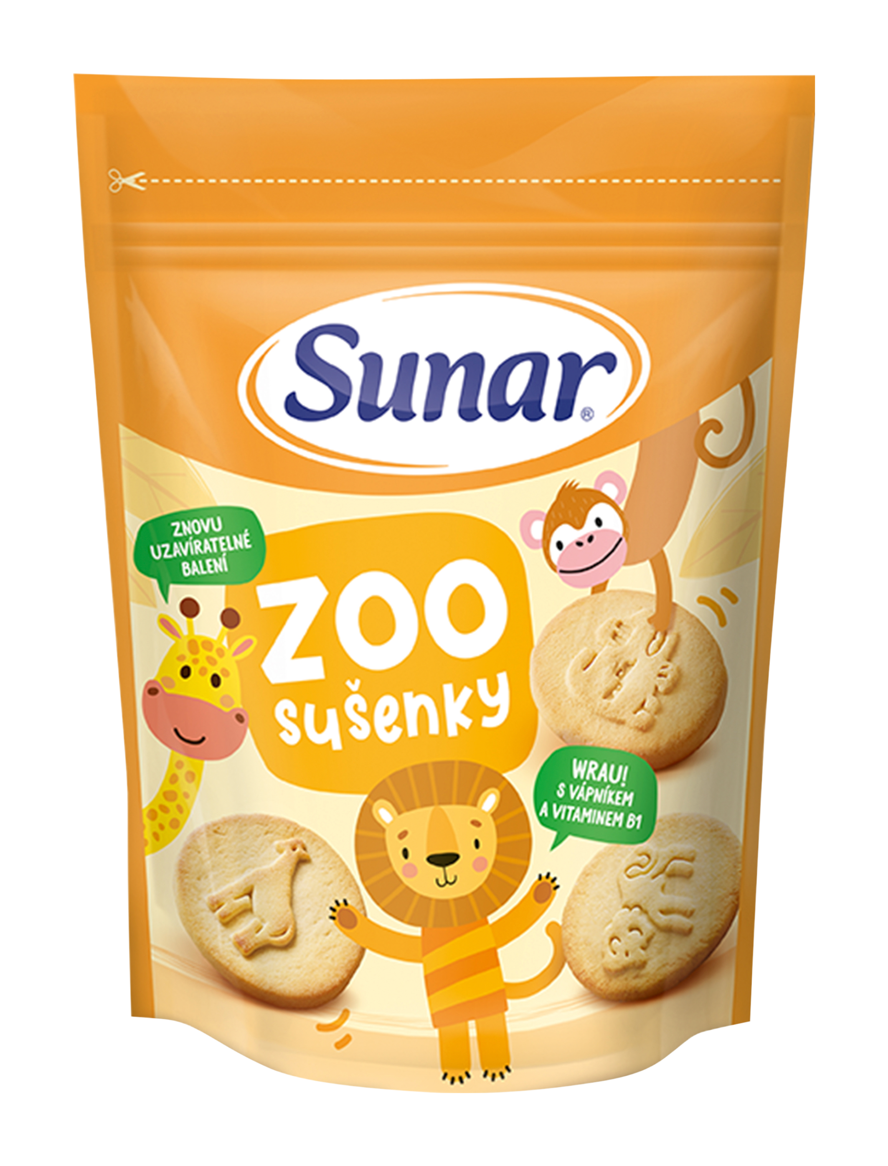 Dětské sušenky ZOO 12m+