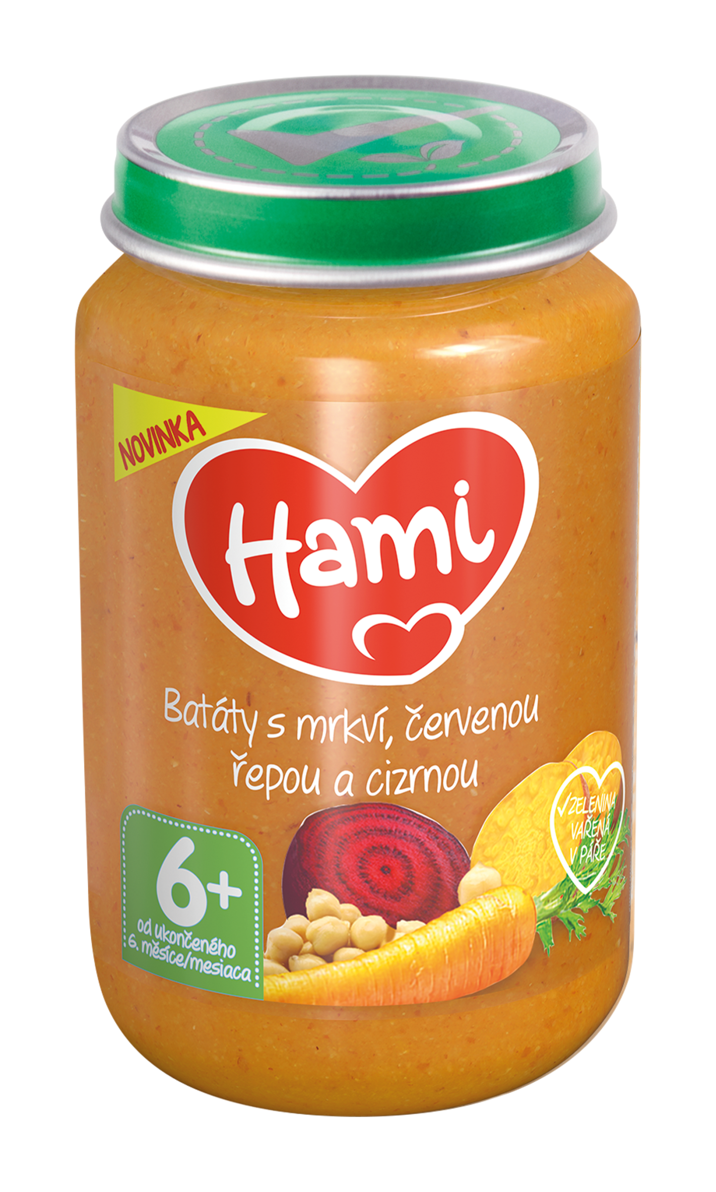 Hami Batáty s mrkví, červenou řepou a cizrnou 6m+ 200 g