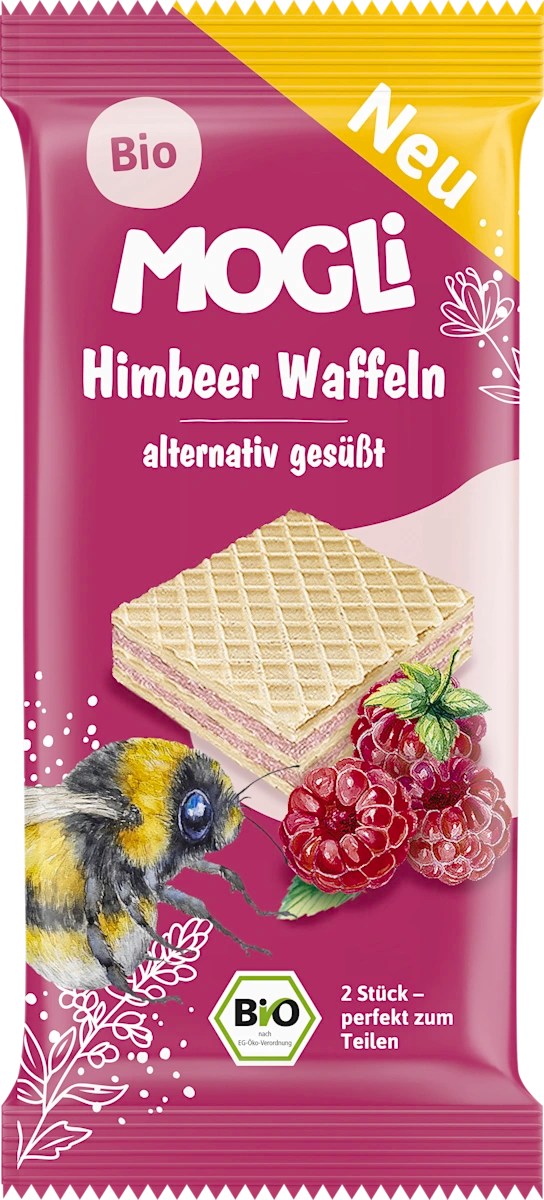 Bio malinové vafličky