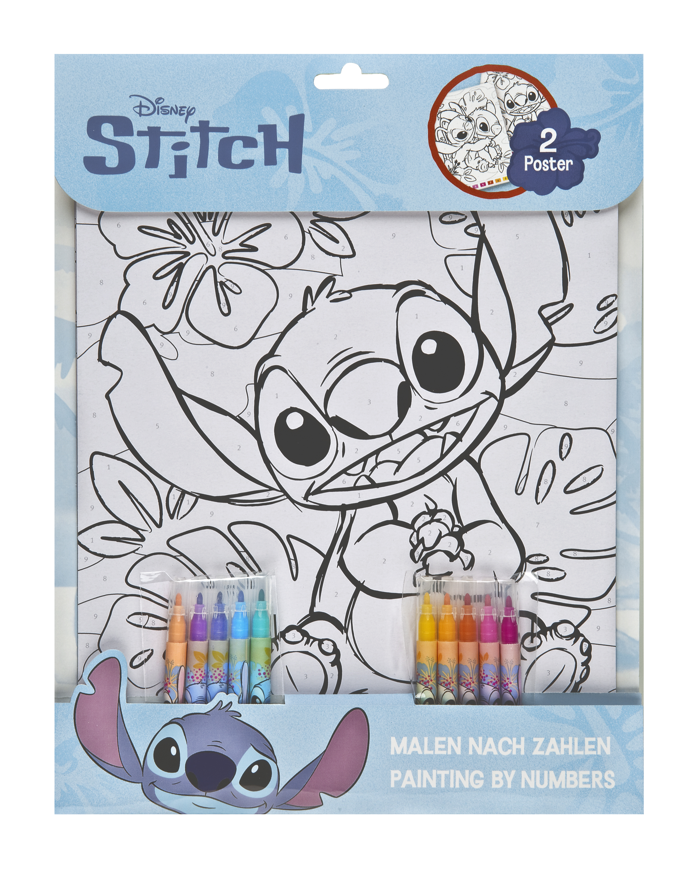 Malování podle čísel, různé druhy