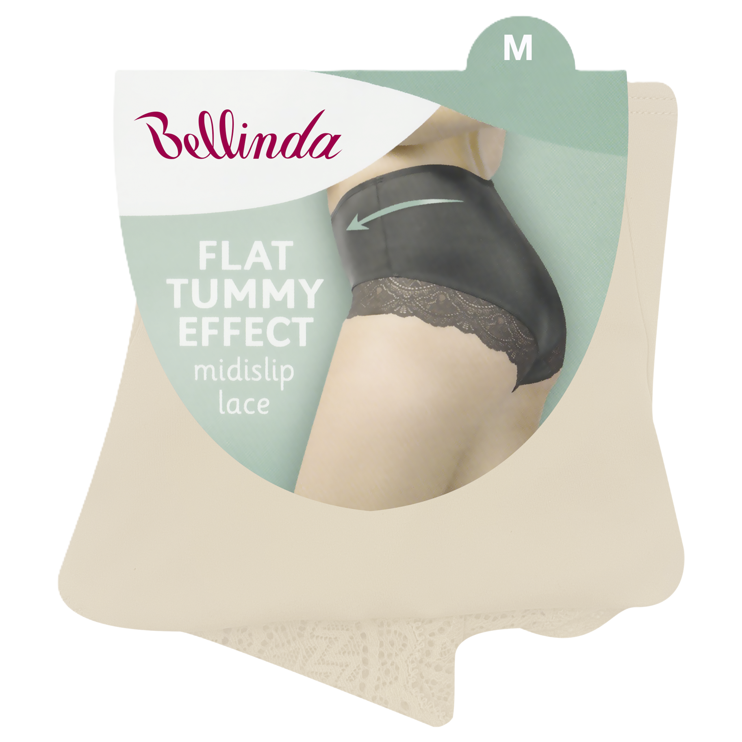 Kalhotky Flat Tummy Lace, tělové M