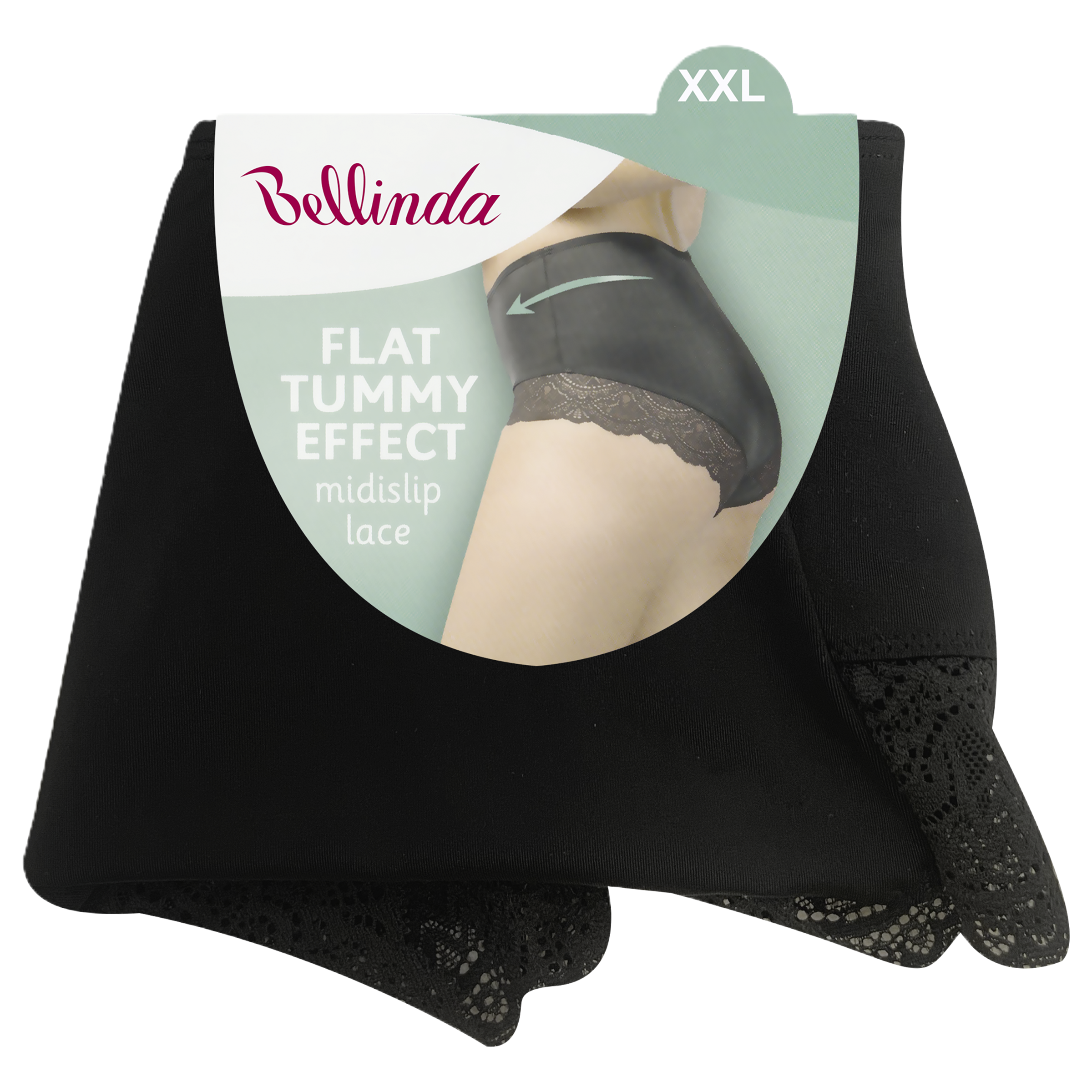 Kalhotky Flat Tummy Lace, černé XXL