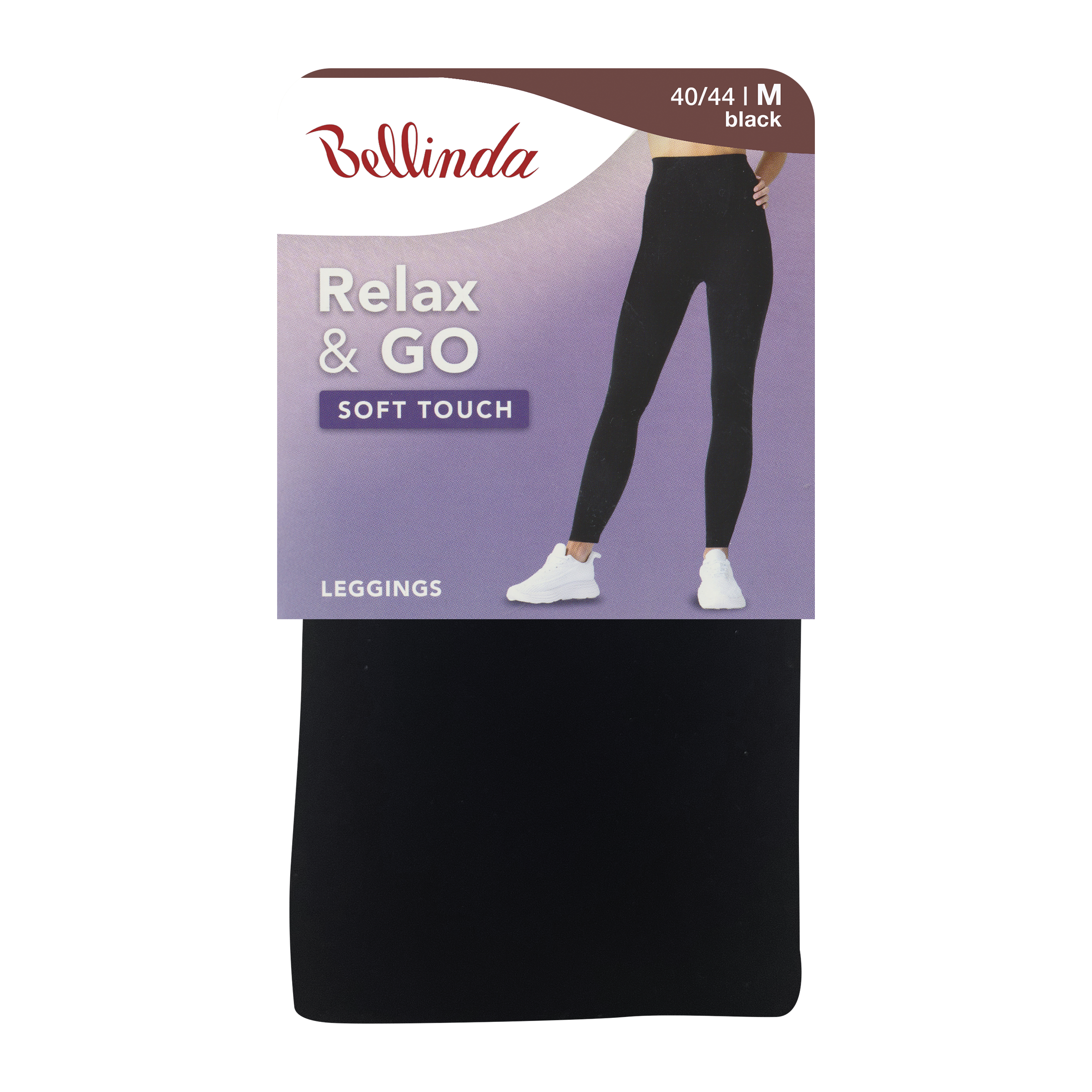 Bellinda Legíny Relax & Go Soft Touch, černé M