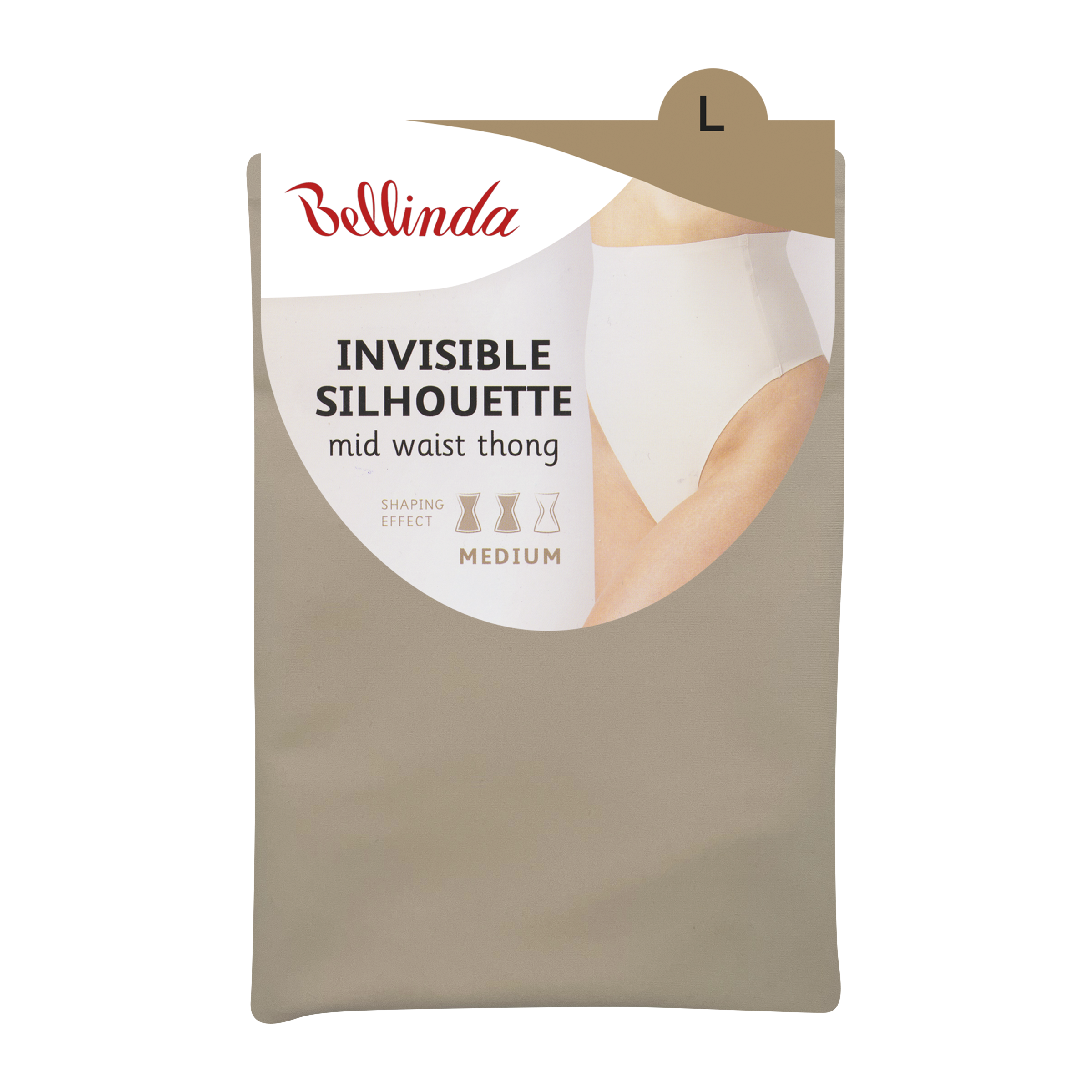 Bellinda Tanga Invisible Silhouette Mid Waist, tělová