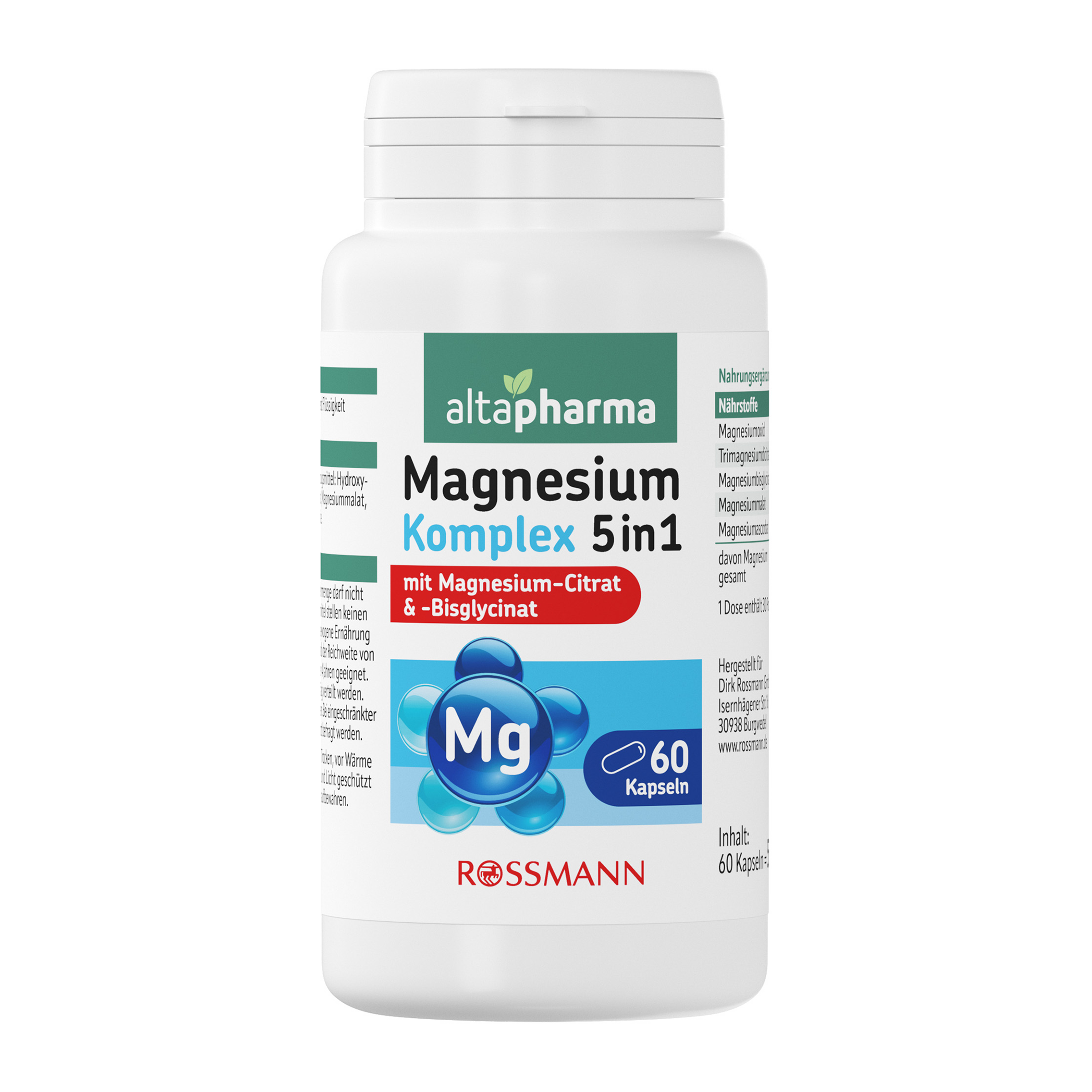 Magnesium komplex 5 v 1, doplněk stravy