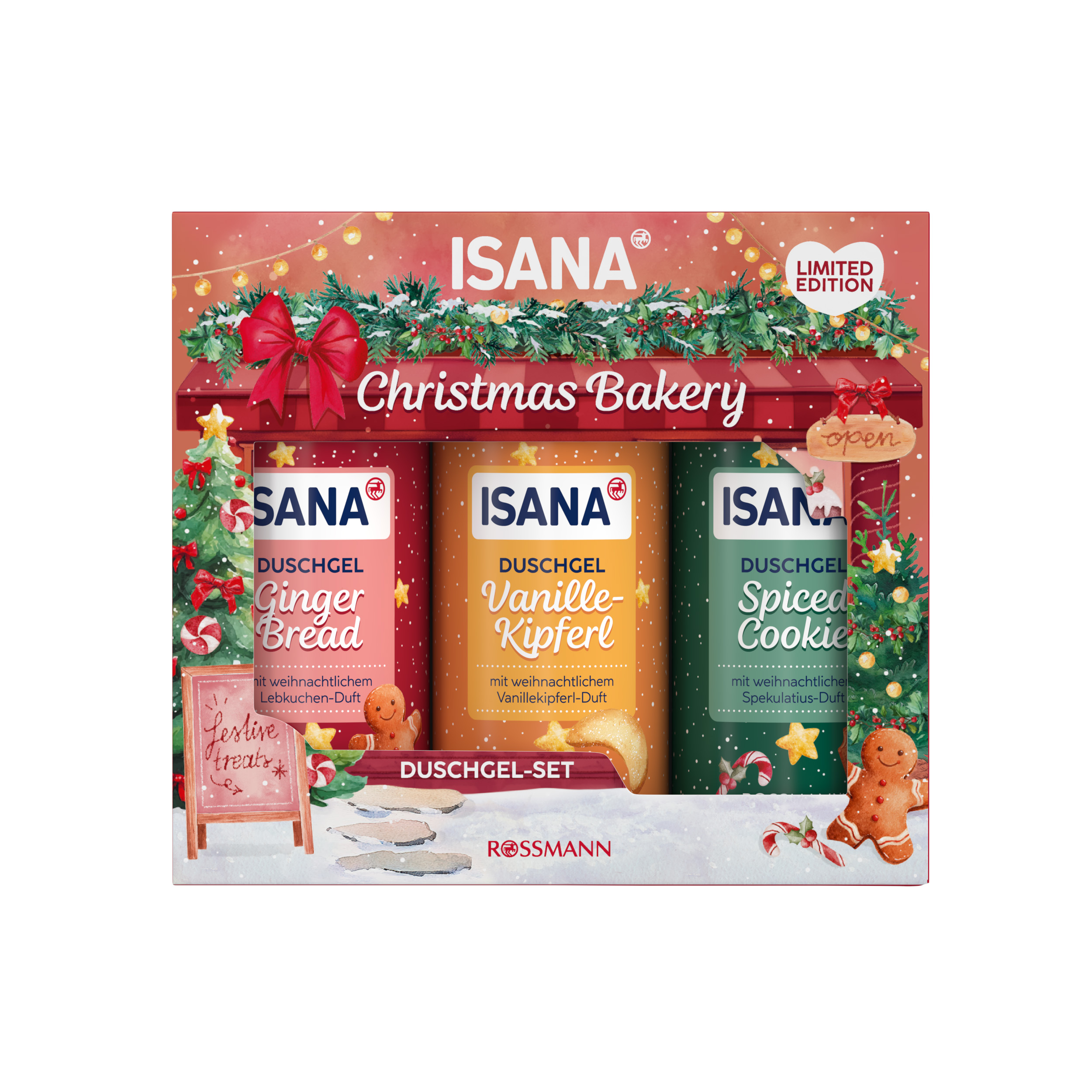 Dárková sada Sprchové gely Christmas Bakery