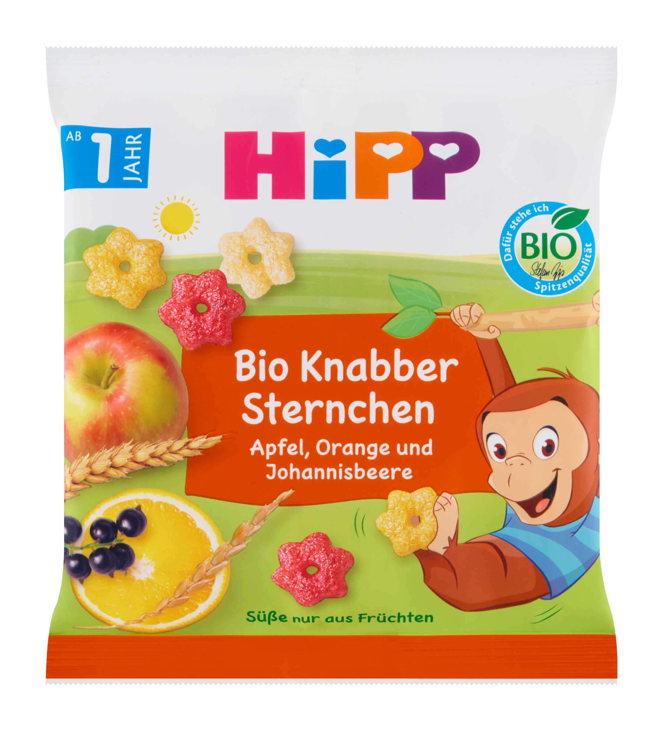 HiPP BIO Dětské obilné křupky s ovocem