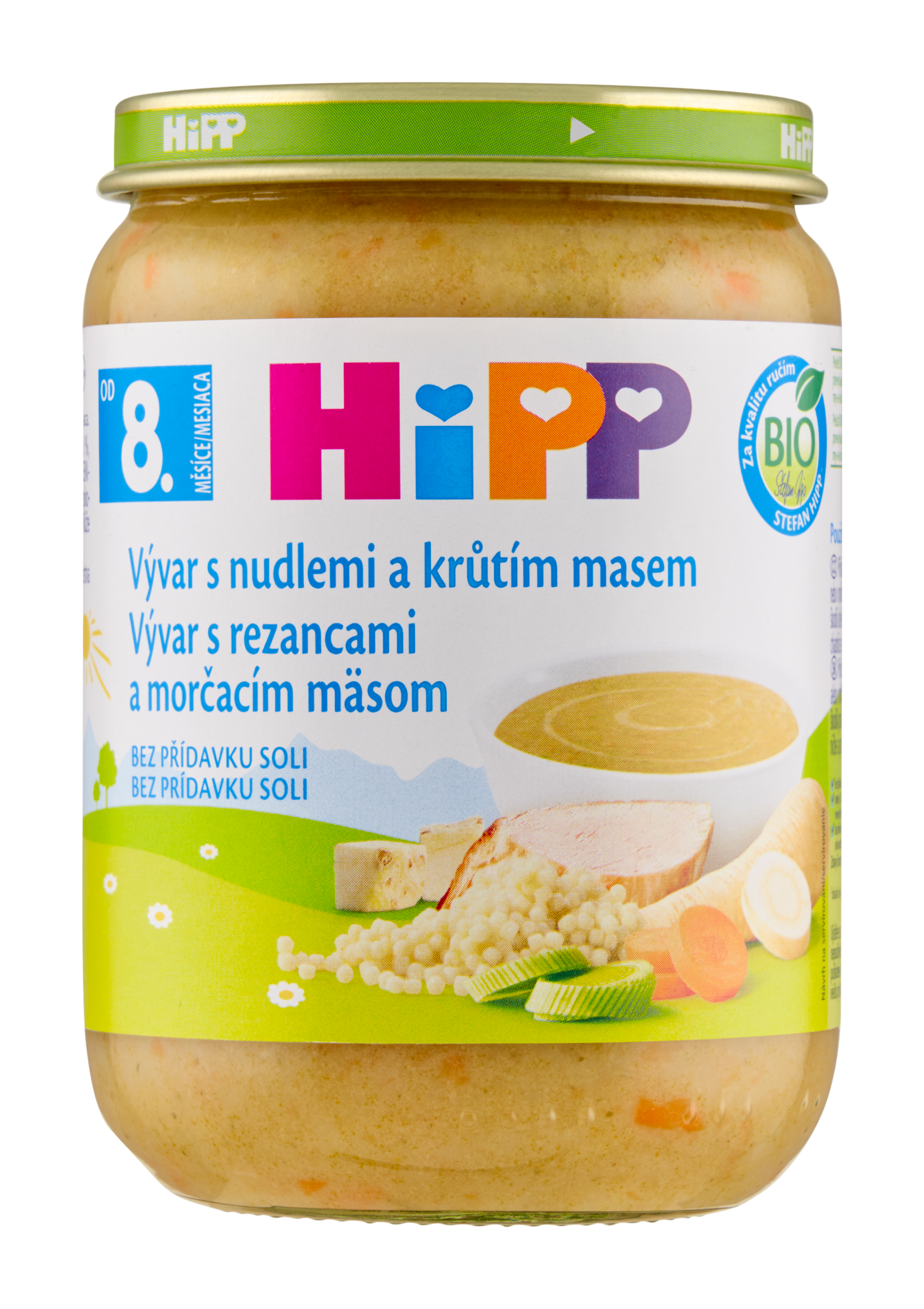 HiPP Vývar s nudlemi a krůtím masem