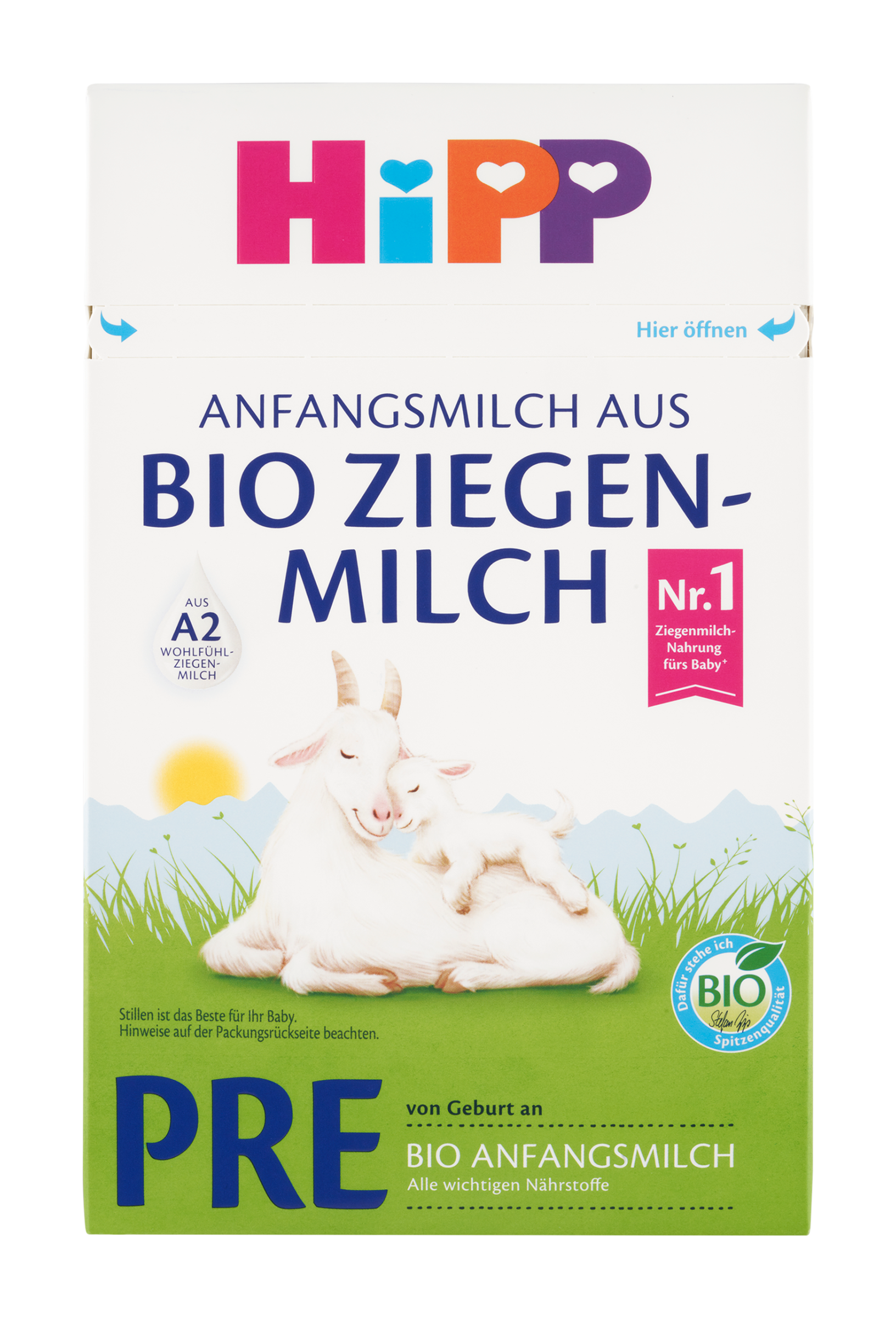 HiPP Kozí mléko HiPP 1 BIO od narození 400g 0m+
