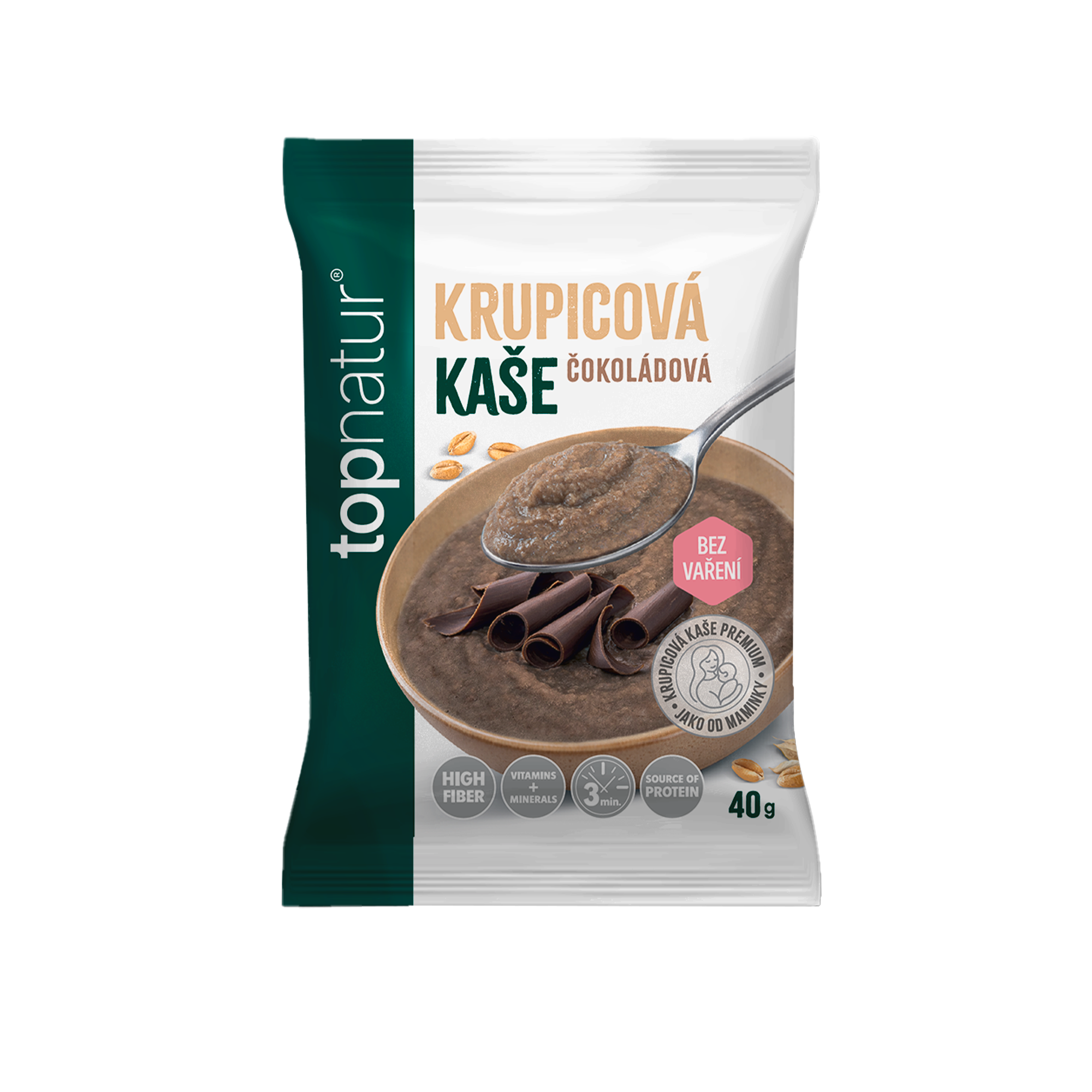 Topnatur Krupicová kaše Čokoláda