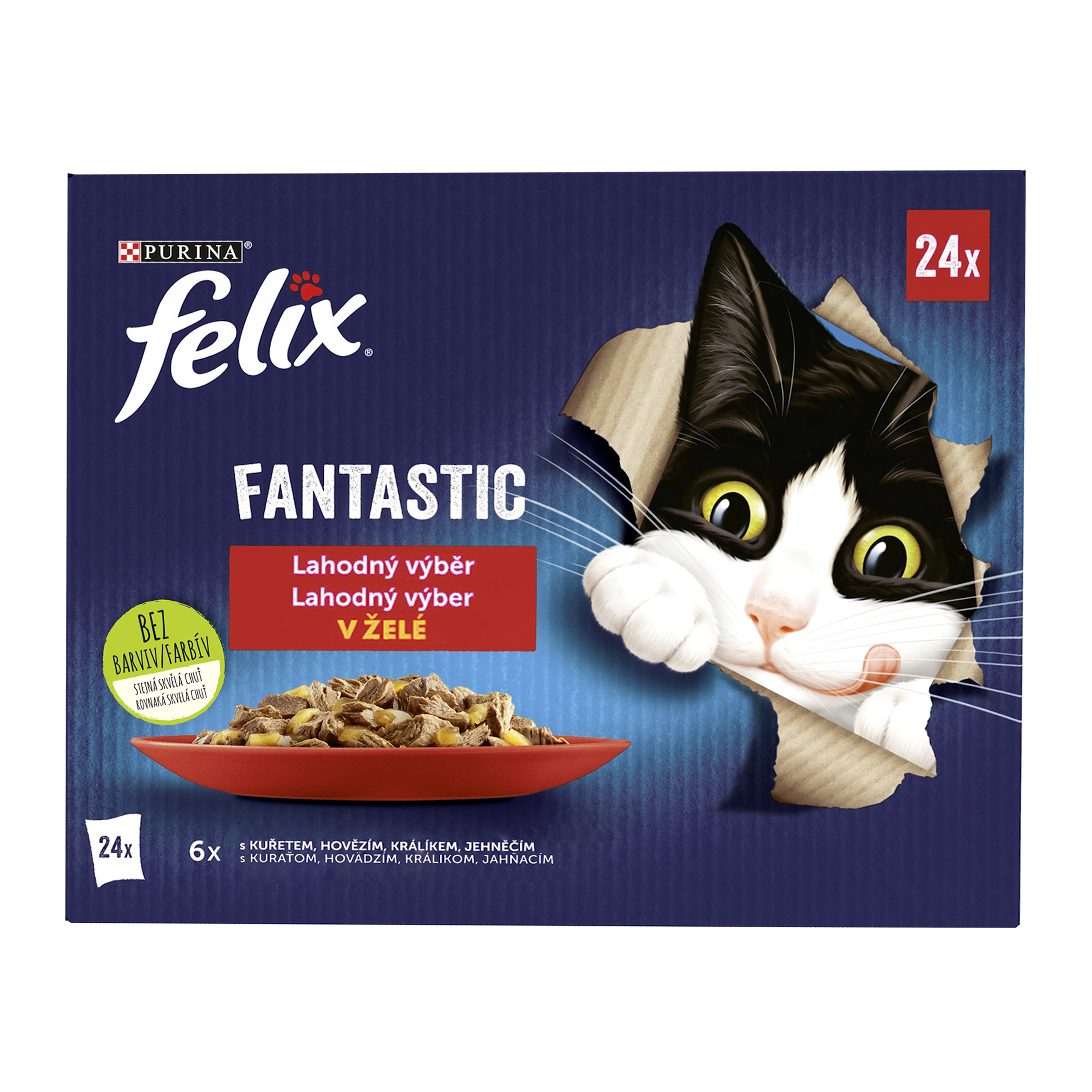 Felix cat kaps.-Fant.Multipack mas.výběr v želé 24 x 85 g
