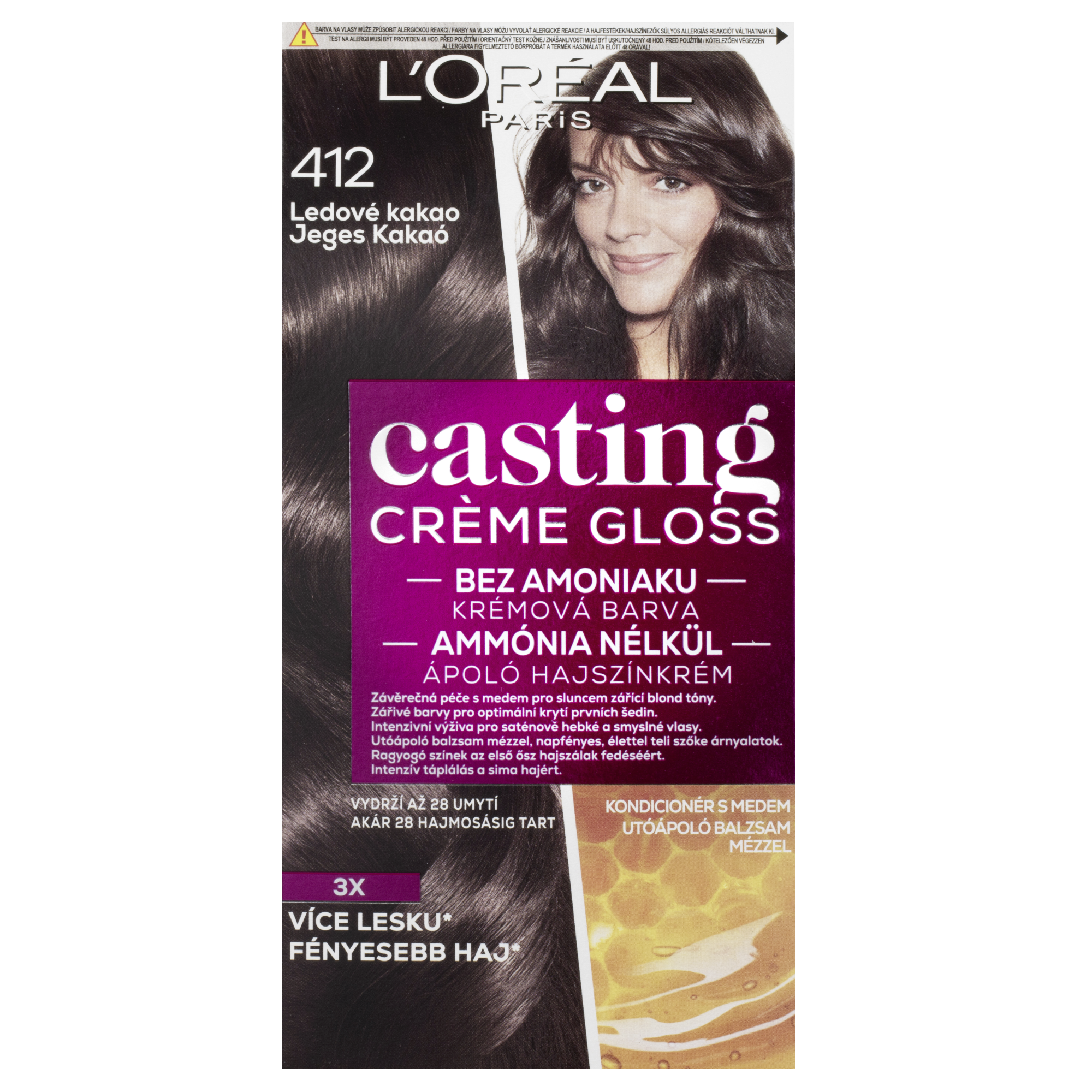 Barva na vlasy Casting Creme Gloss 412 Ledové kakao