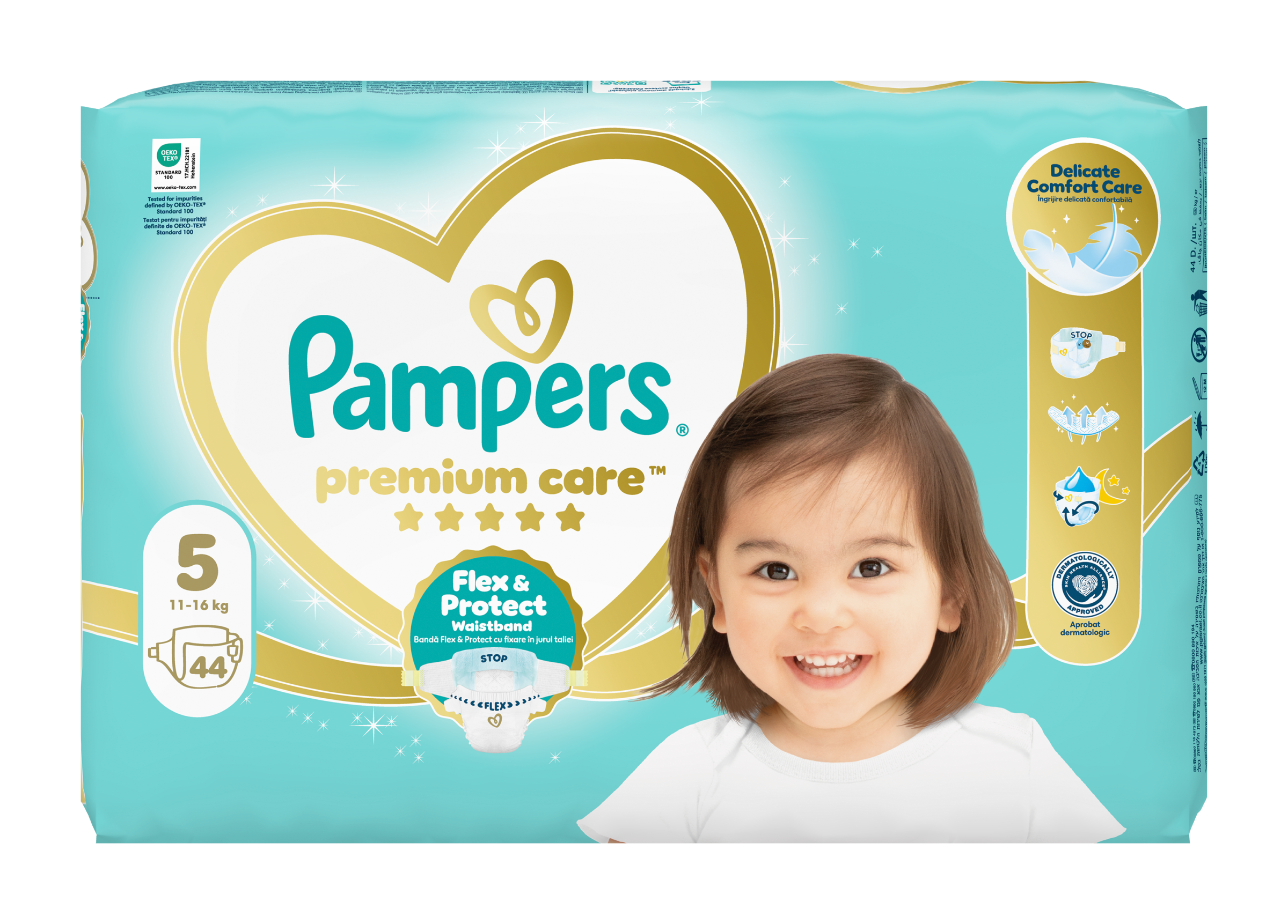 Pleny Premium Care, 11–16 kg, vel. 5, Value Pack 44 ks