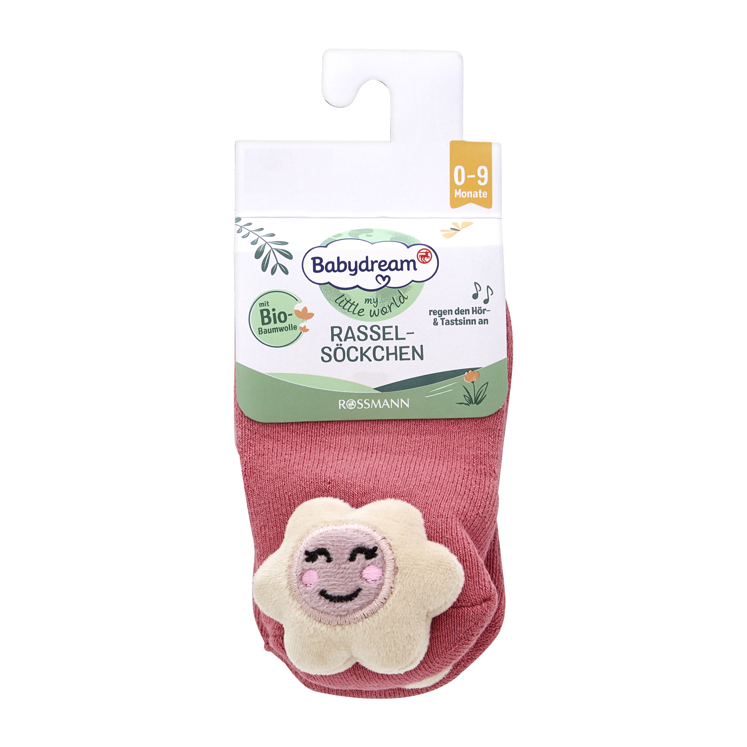 Chrastící ponožky 0-9 měsíců, různé druhy