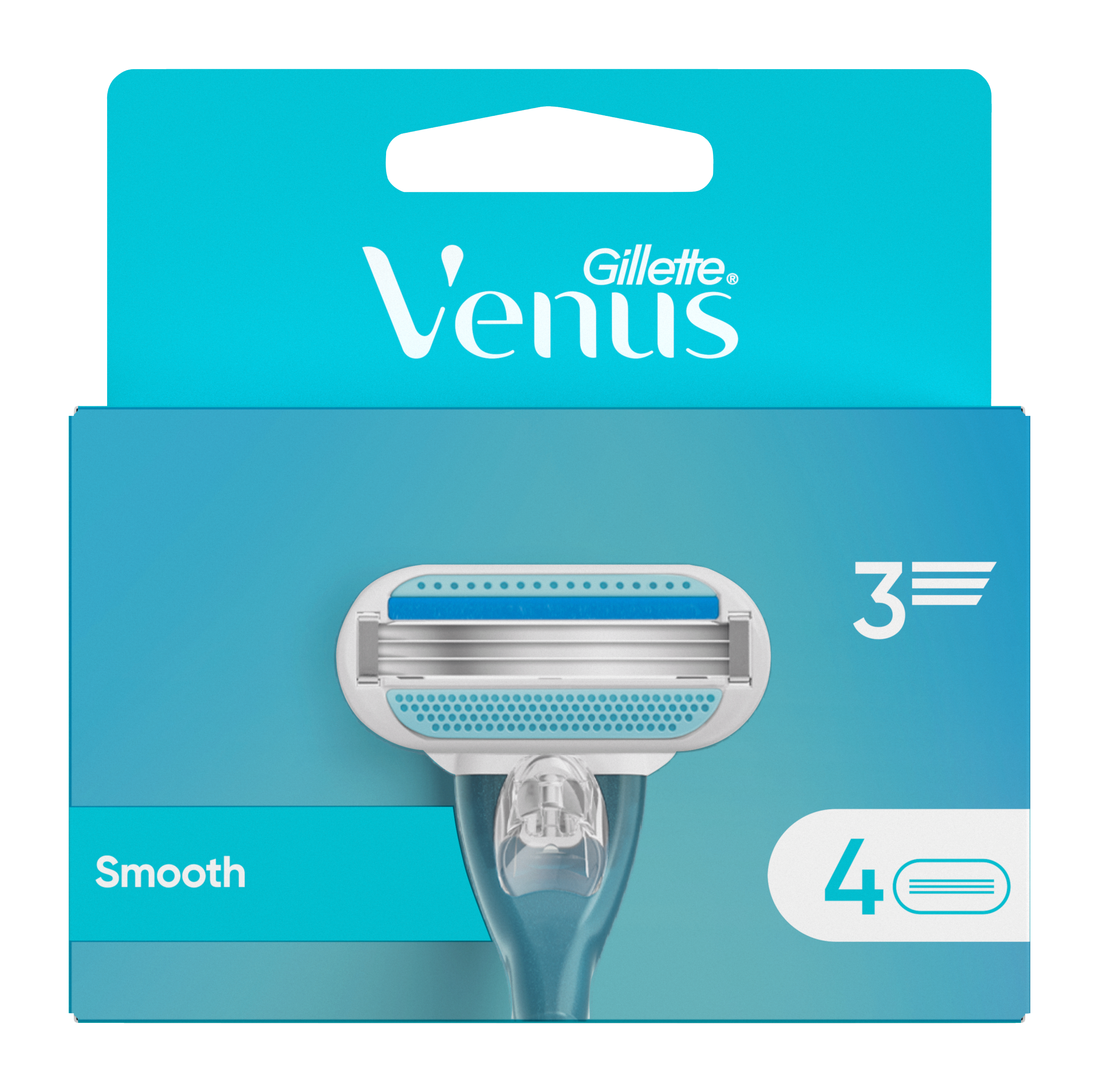 Gillette Náhradní holicí hlavice Venus Smooth 4 ks