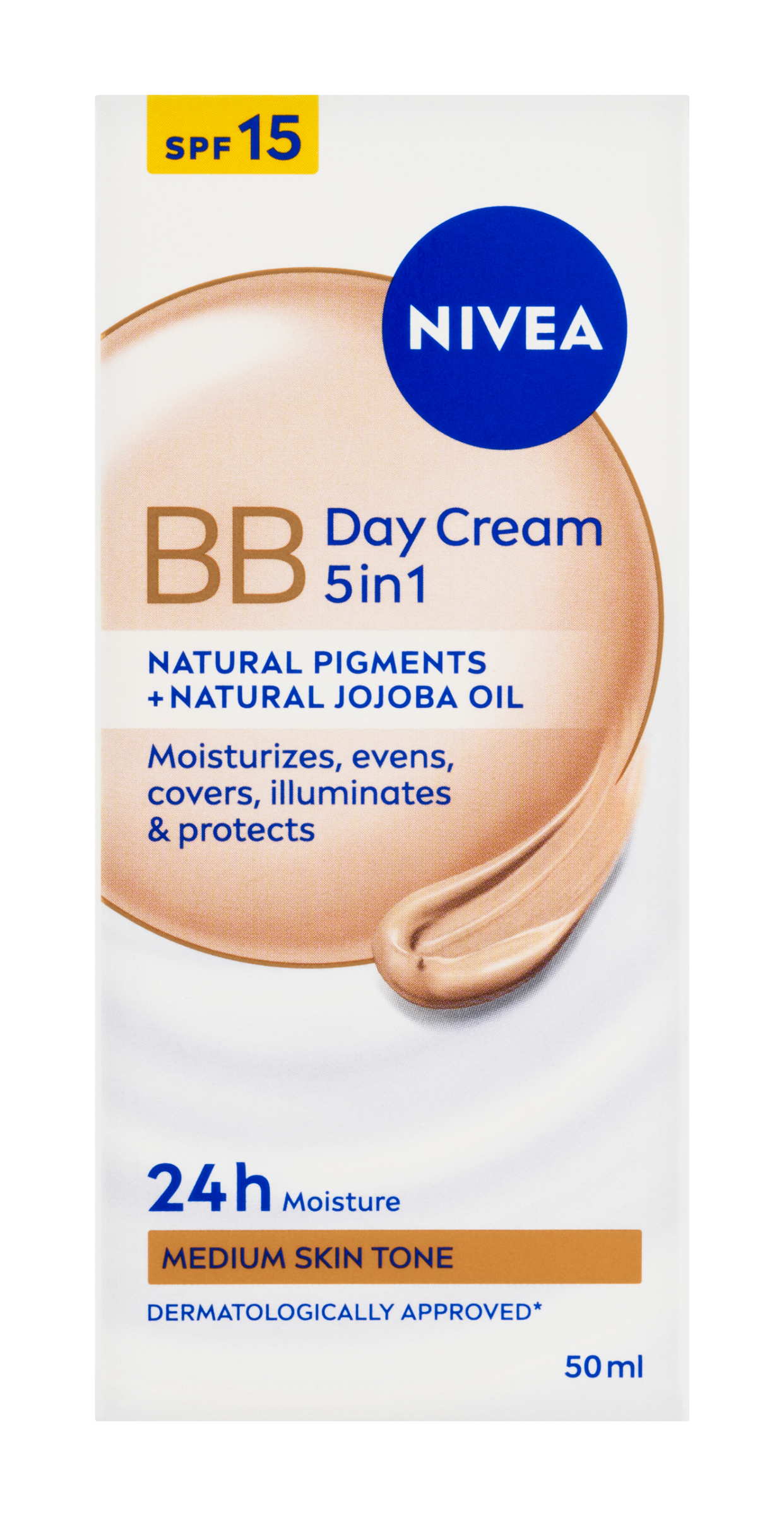 BB krém 5v1 pro střední až tmavší odstín pleti OF15