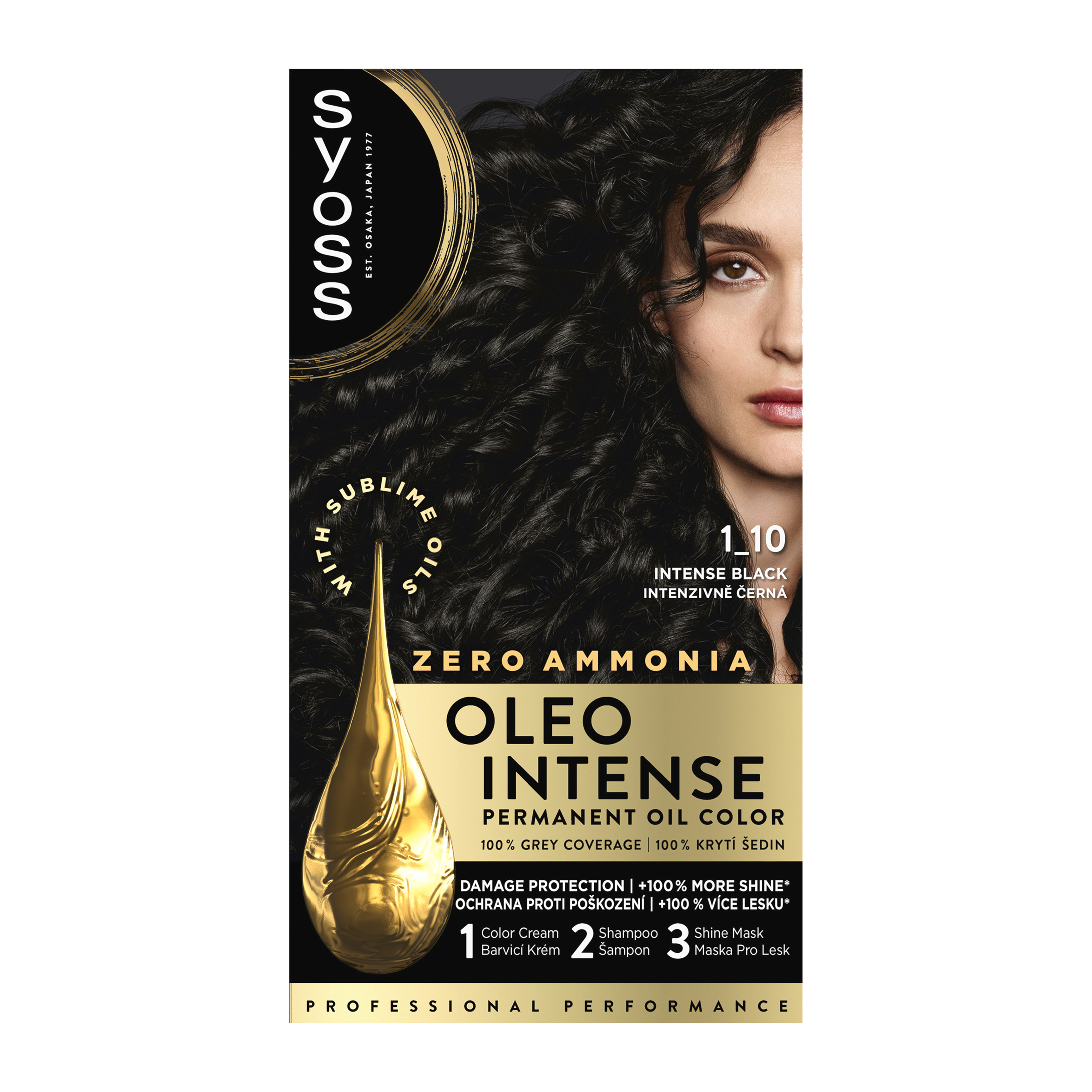 Barva na vlasy Oleo Intense 1-10 intenzivně černá