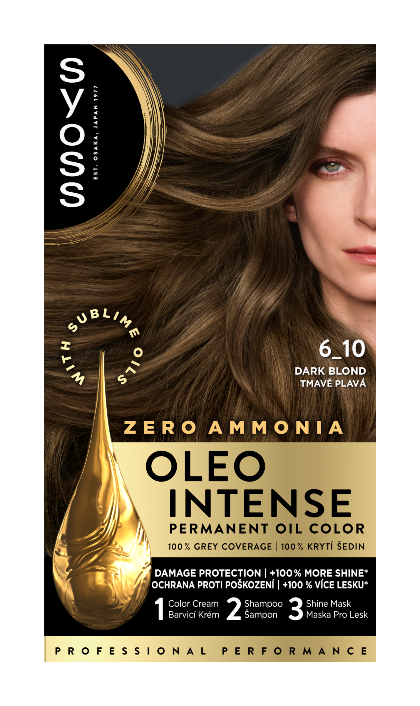 Barva na vlasy Oleo Intense 6-10 tmavě plavá