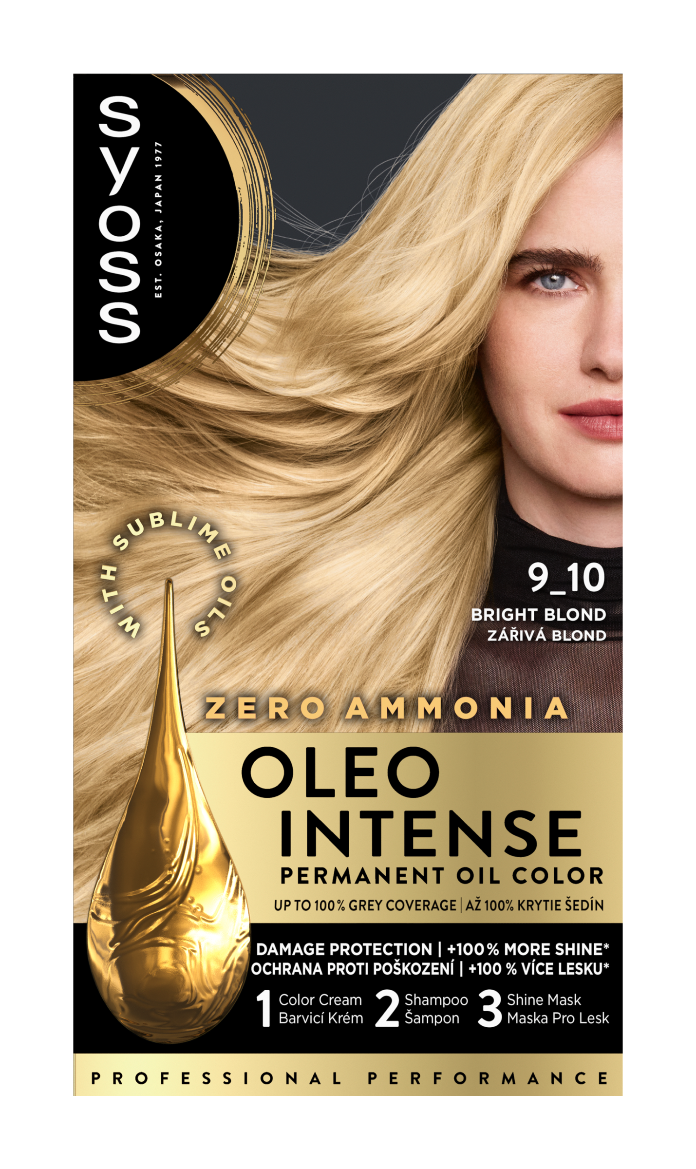 Barva na vlasy Oleo Intense 9-10 zářivě plavá