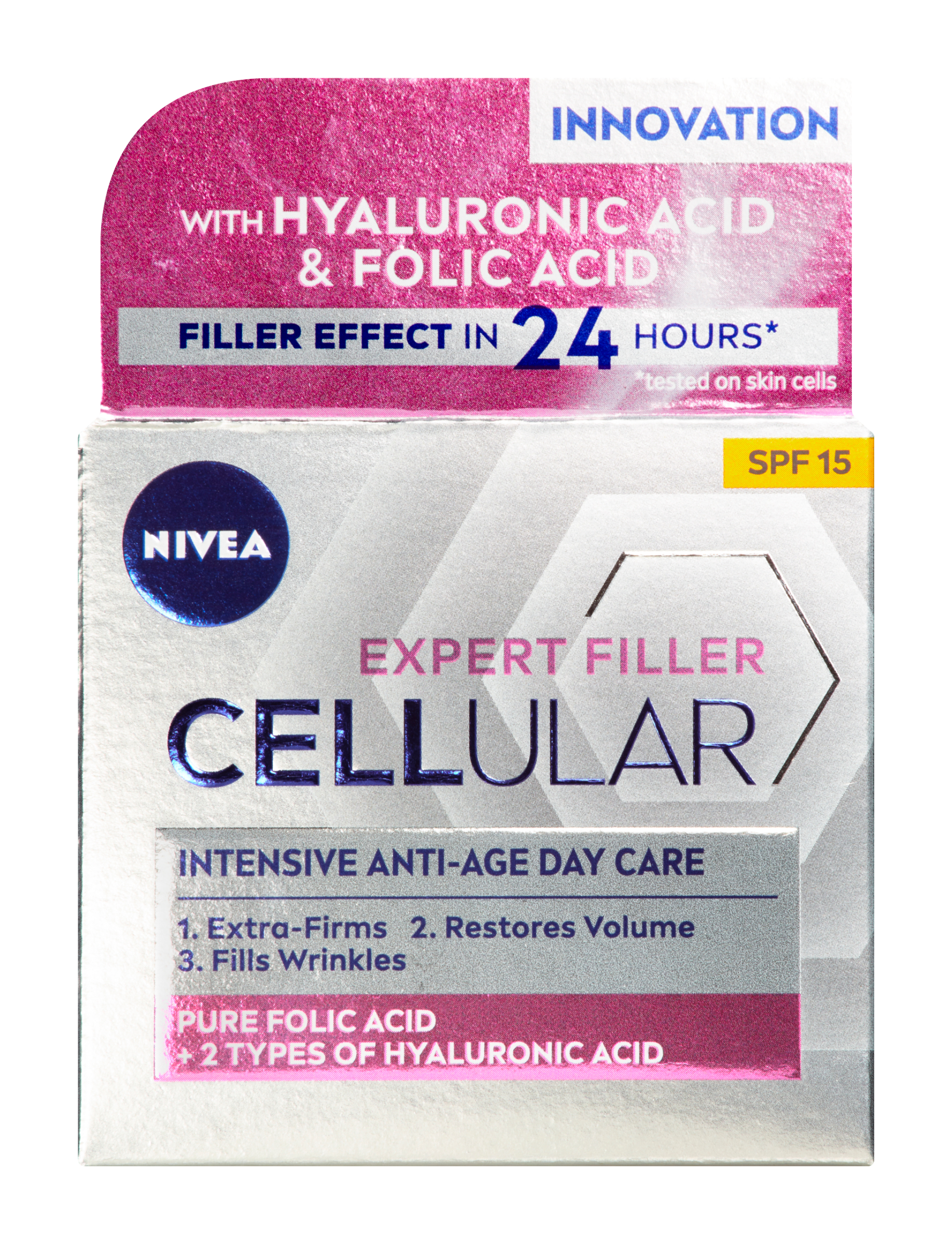 Zpevňující denní krém SPF 15 Hyaluron Cellular Filler 