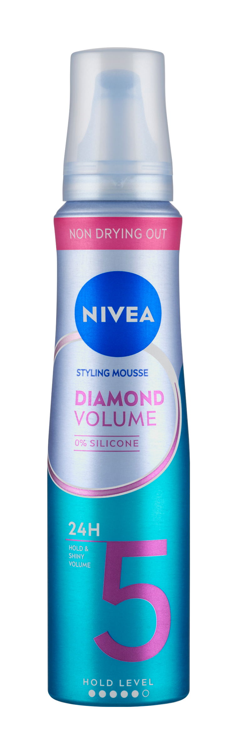 NIVEA Pěnové tužidlo Diamond Volume 150 ml