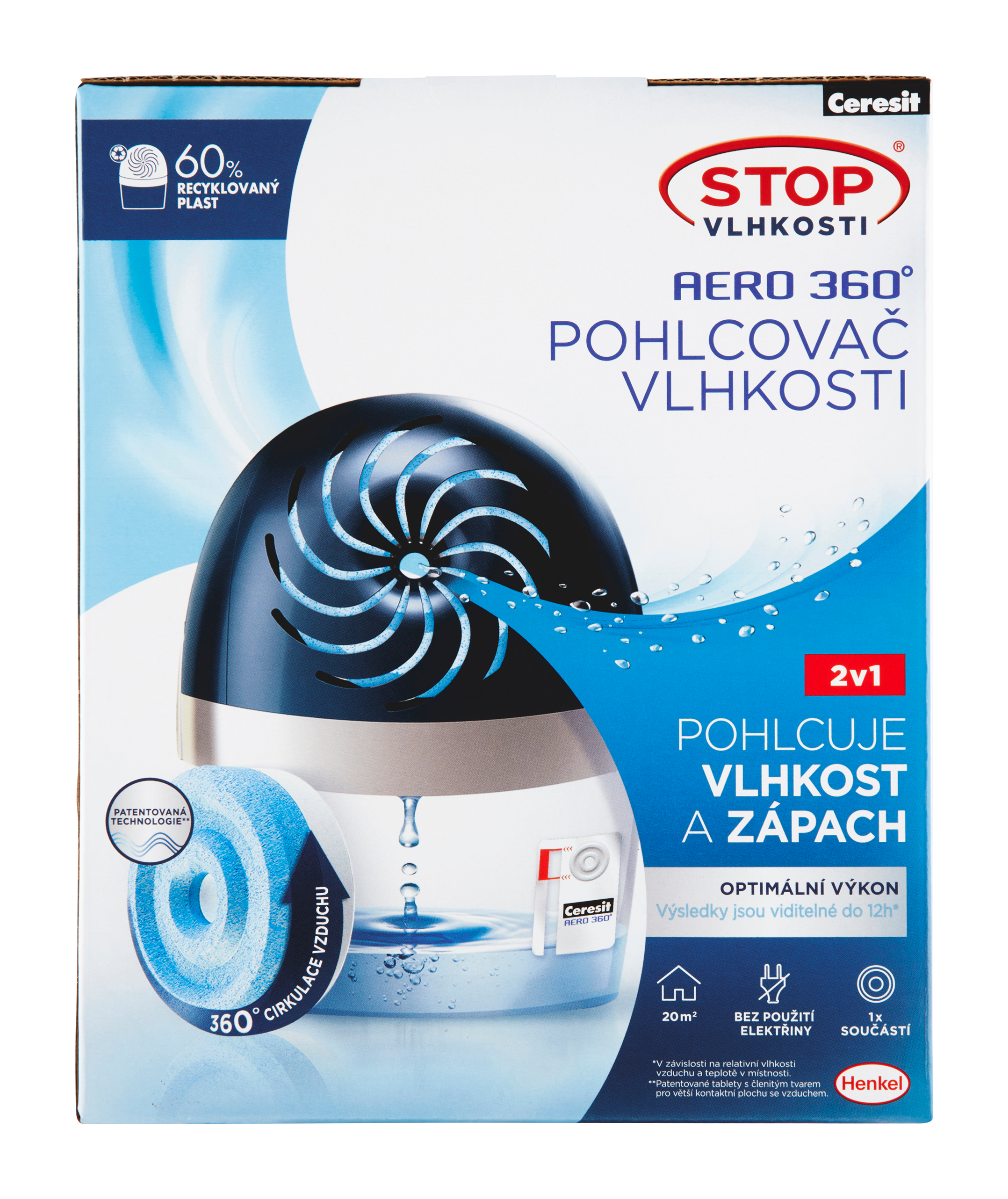 Pohlcovač vlhkosti - Stop Vlhkosti Aero 360°