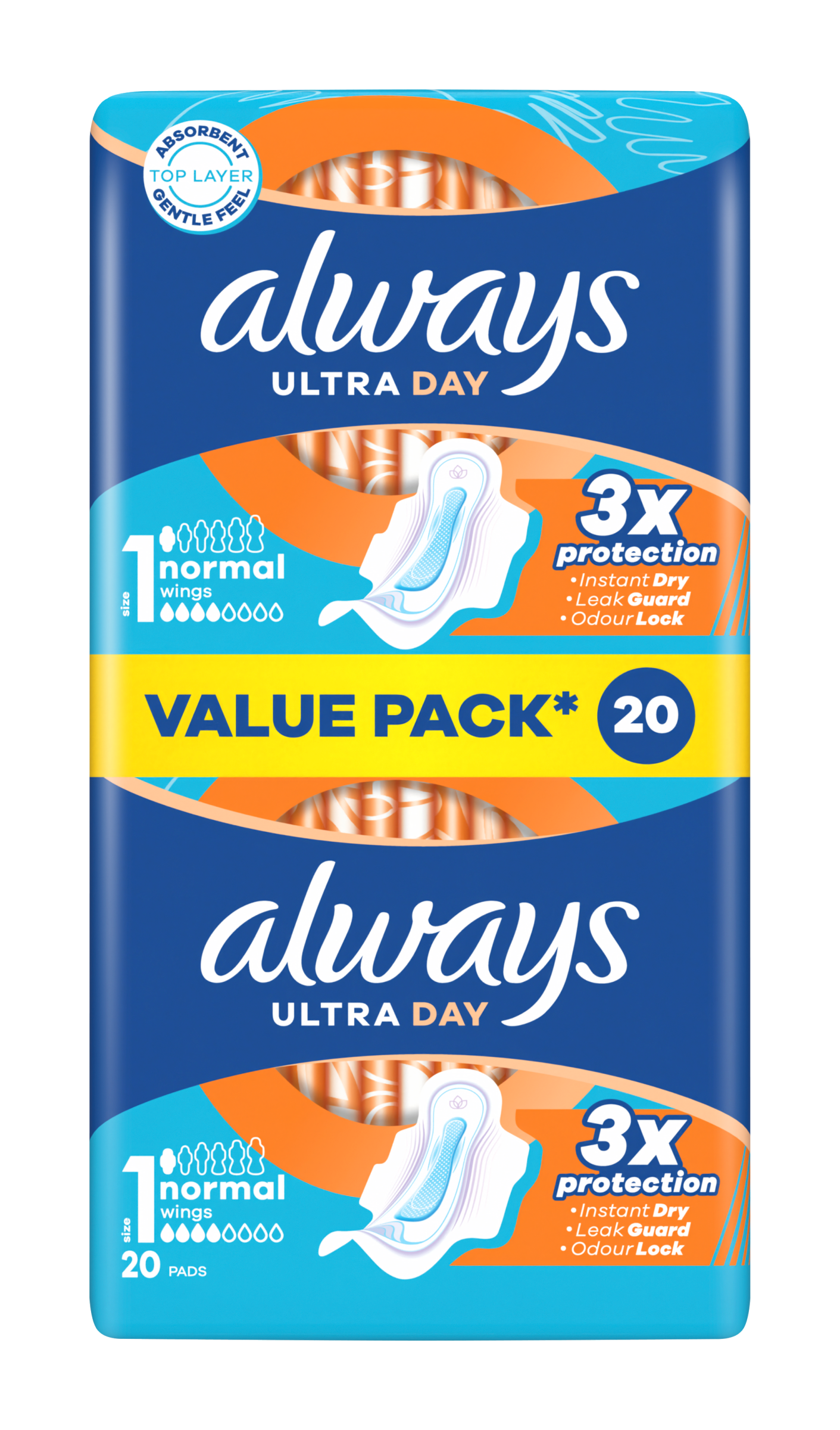 Hygienické vložky s křidélky Ultra Normal vel. 1