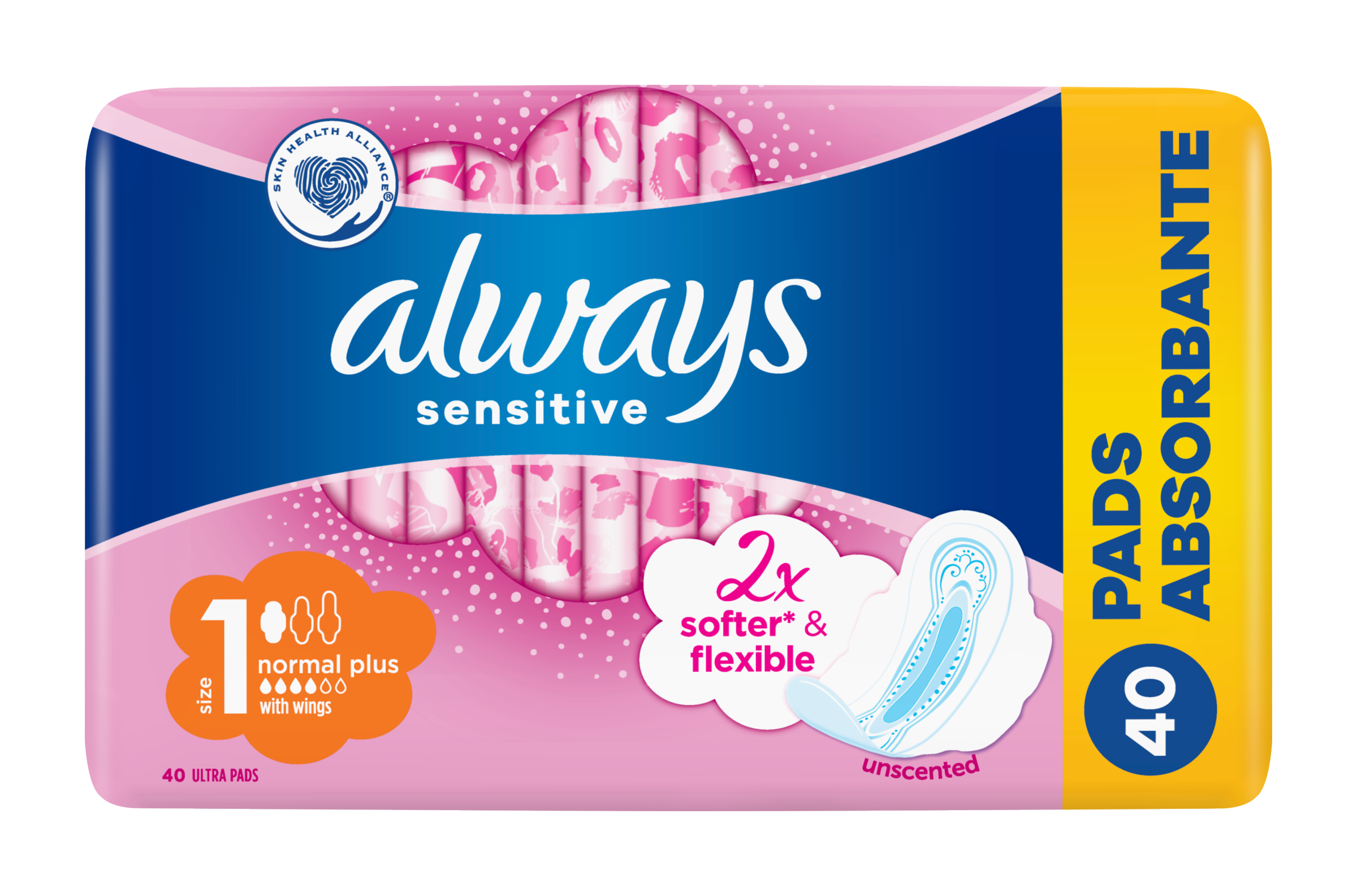 Hygienické vložky s křidélky Ultra Sensitive Normal Plus vel. 1